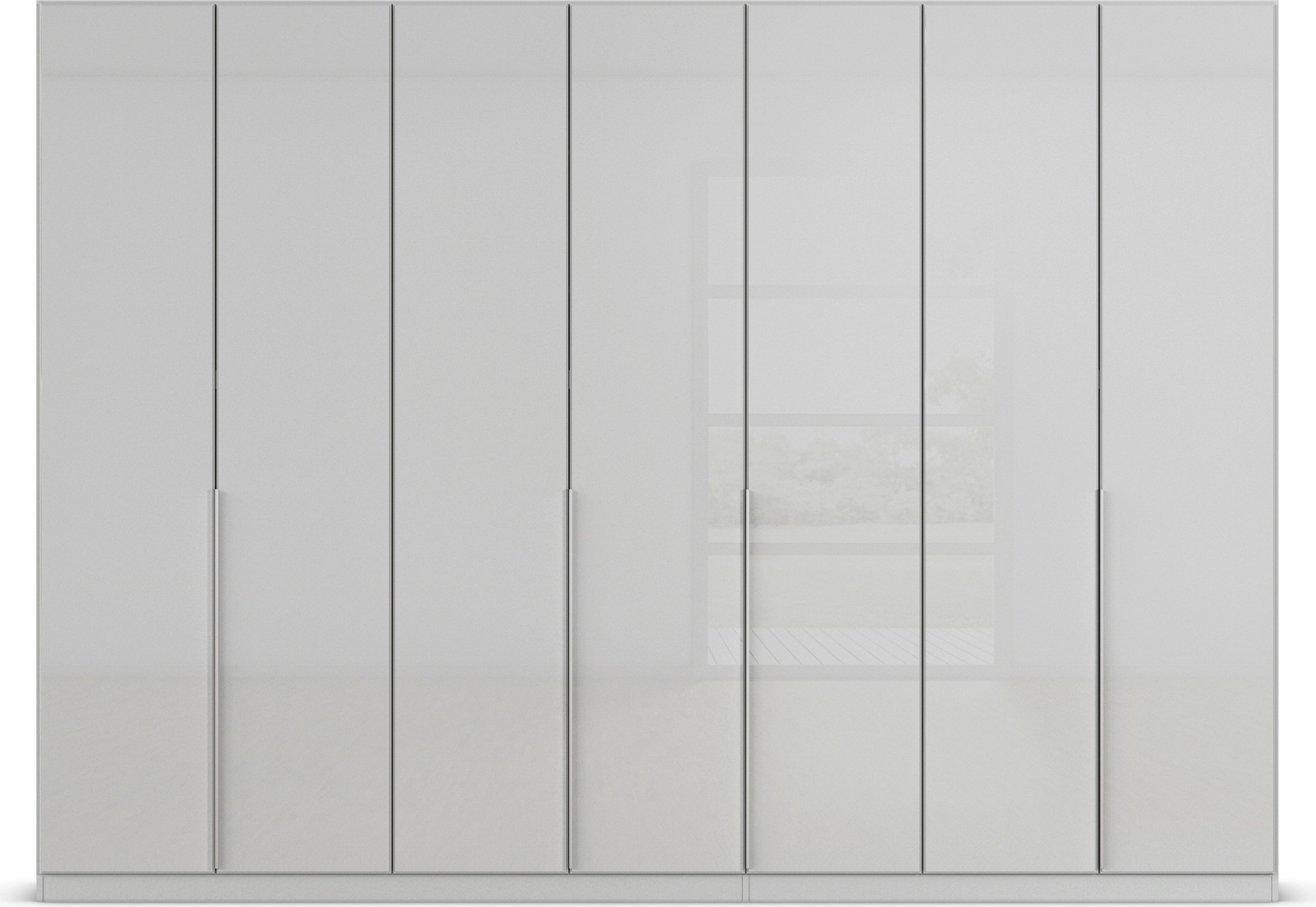 rauch Drehtürenschrank »Kleiderschrank Kleiderschränke Schrank Garderobe AGORDO mit Glasfront«, (in zwei Griff-Farben), durchdachte Innenausstattung, in 6 Breiten und 2 Höhen MADE IN GERMANY