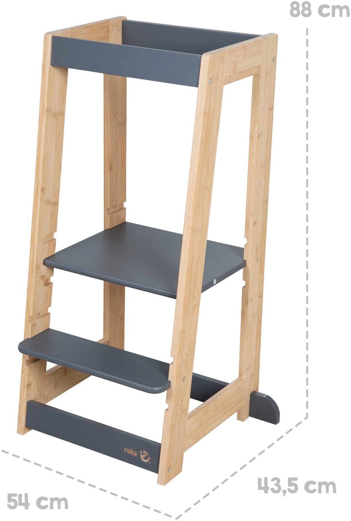 roba® Stehhilfe »Lernturm Bambus«, FSC® - schützt Wald