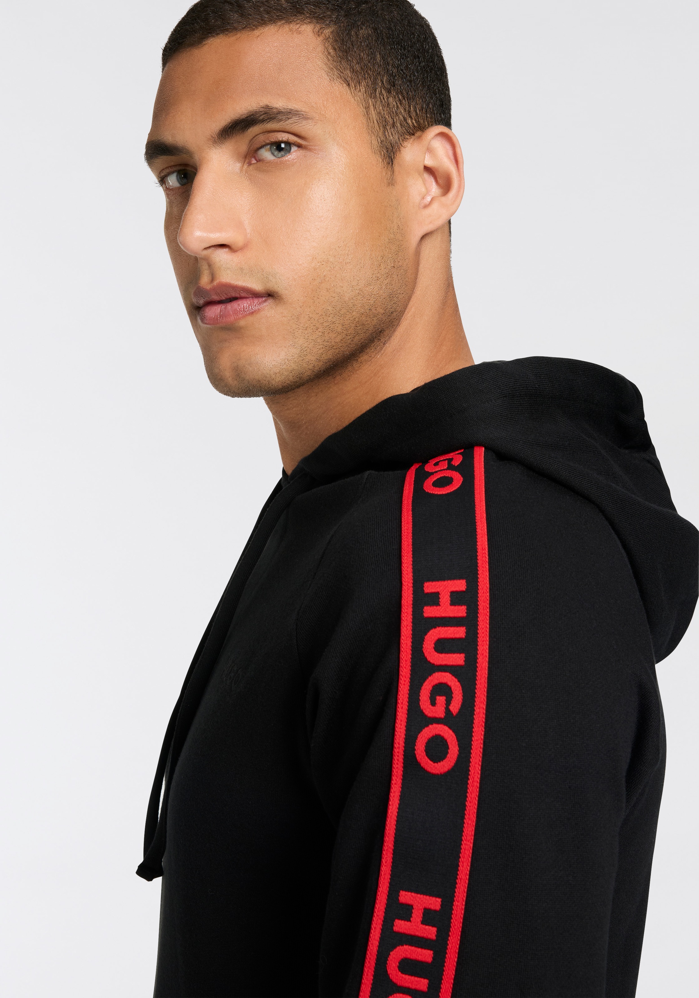 HUGO Underwear Kapuzensweatshirt »BOSS LIAM«, mit Logo-Tape an den Ärmeln
