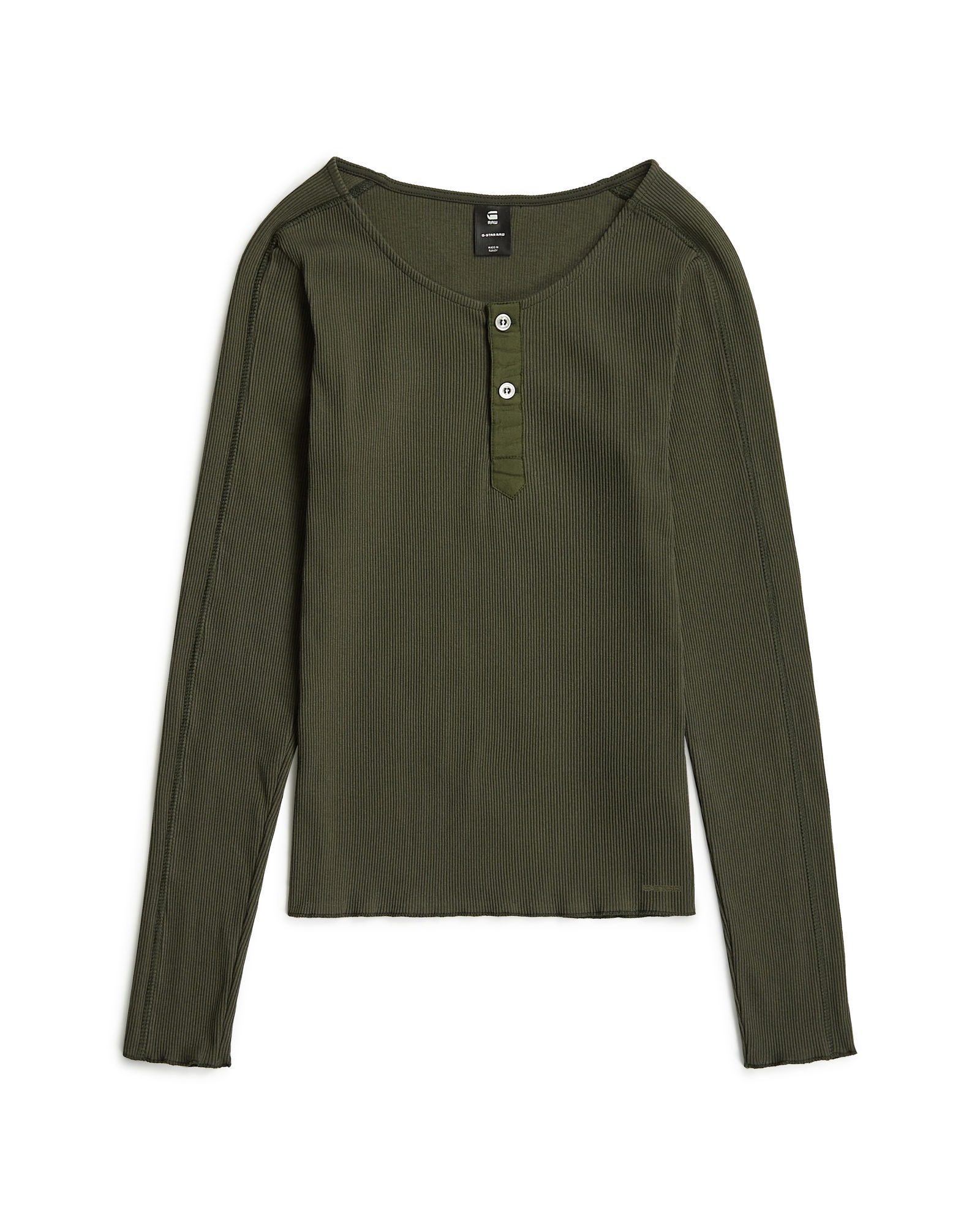 G-STAR T-Shirt »Slim Henley Long Sleeve T-Shirt«