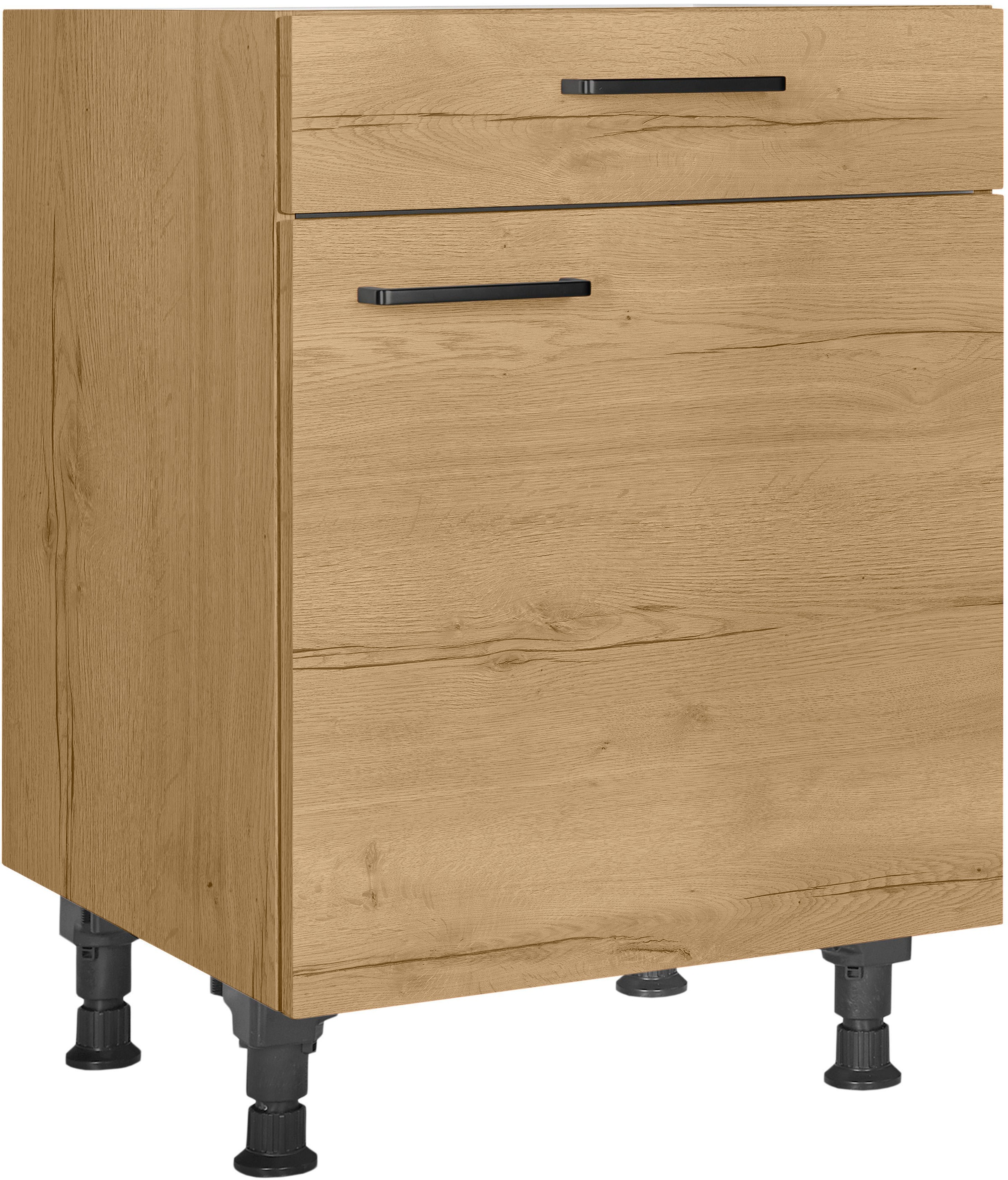 nobilia 1100000002199 ""Structura", Ausrichtung wählbar, vormont., in den Breiten 30, 45 und" 60 cm Breite, mit höhenverstellbaren Sockelfüßen, vormontiert