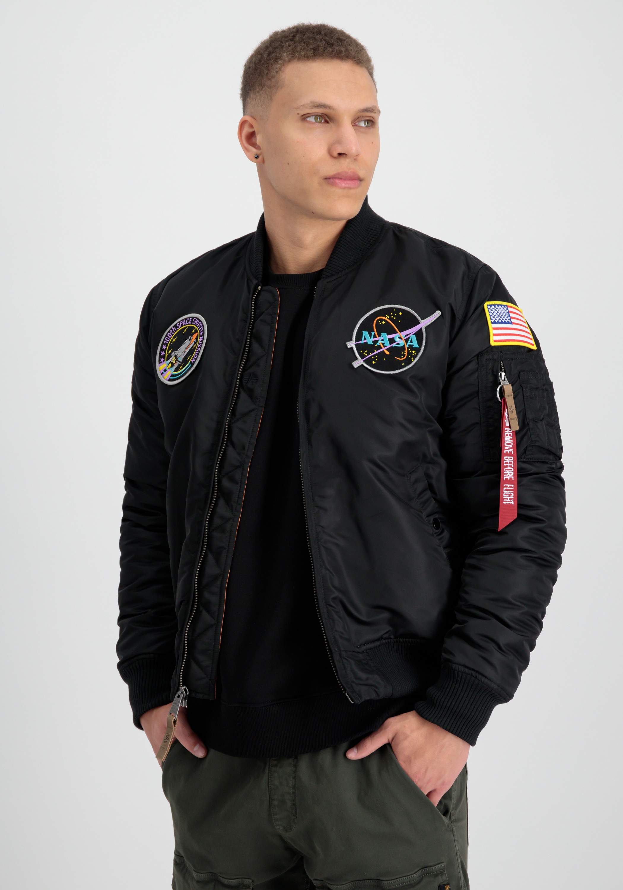 Alpha Industries Bomberjacke »Alpha Industries Men - Bomber Jackets MA-1 VF Vintage Fit NASA«