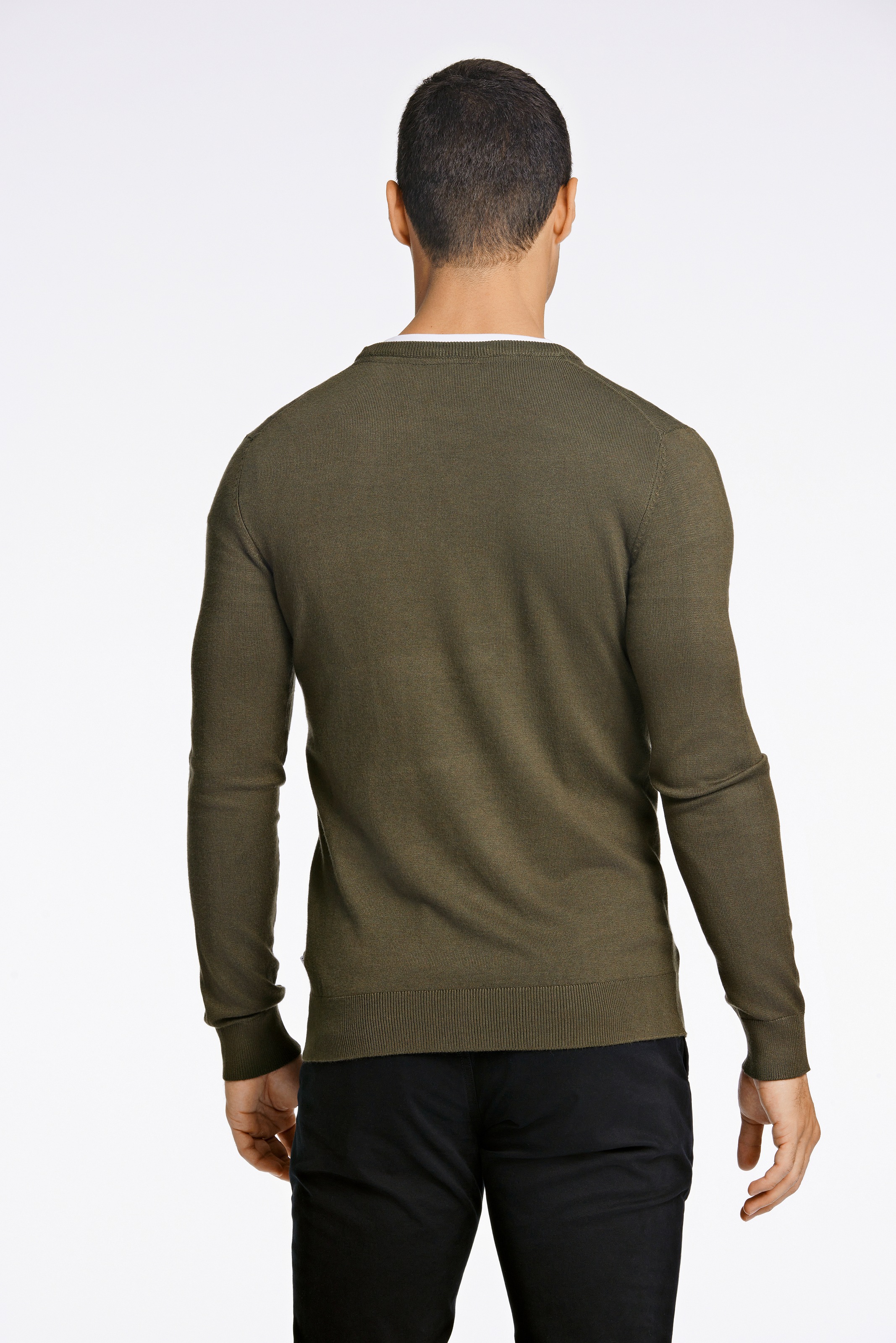 LINDBERGH Strickpullover, mit Logo-Stickerei günstig online kaufen