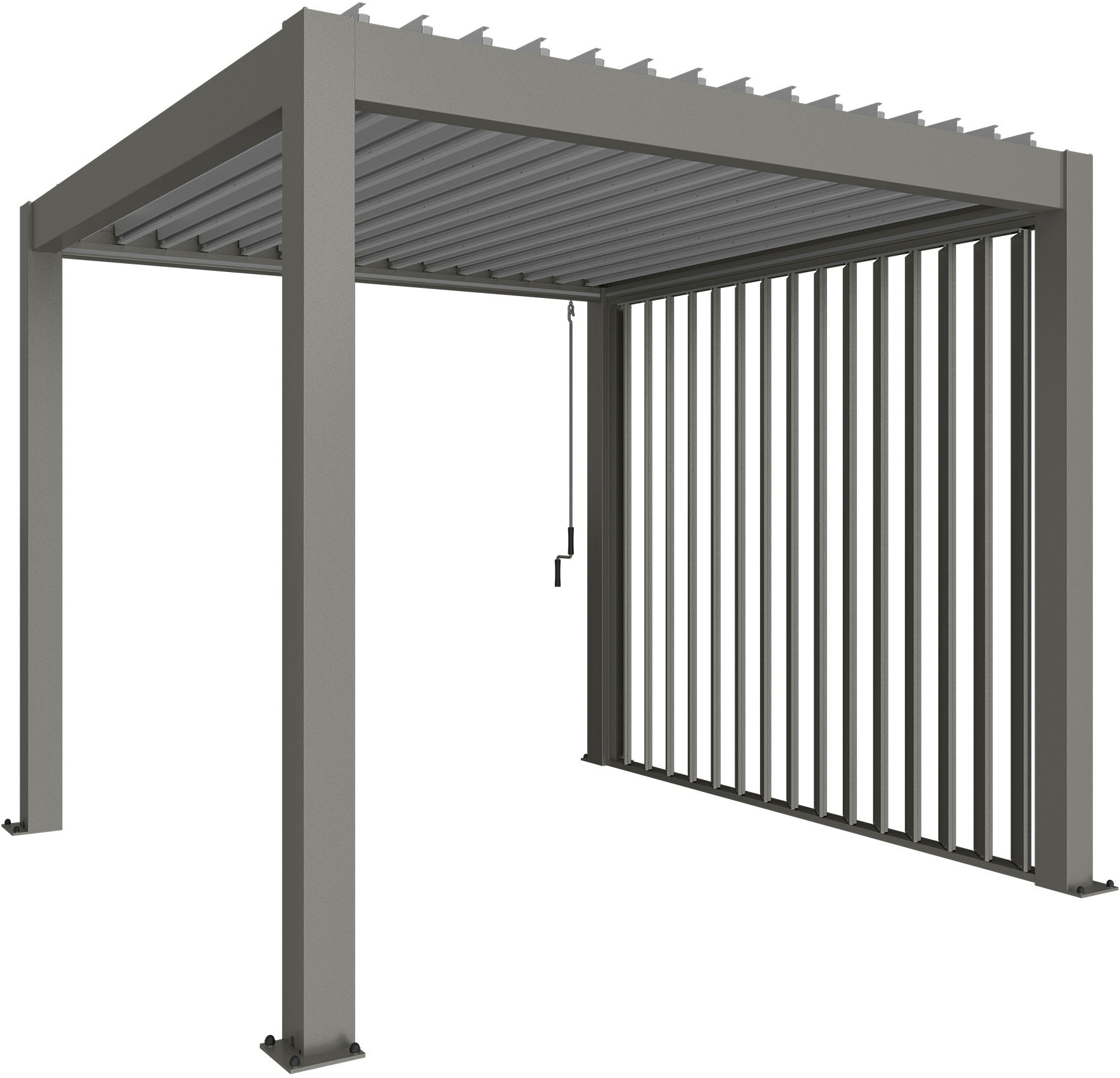 Biohort Pergola »3 x 3«, stilvoller Schattenspender für mehr Komfort im Freien