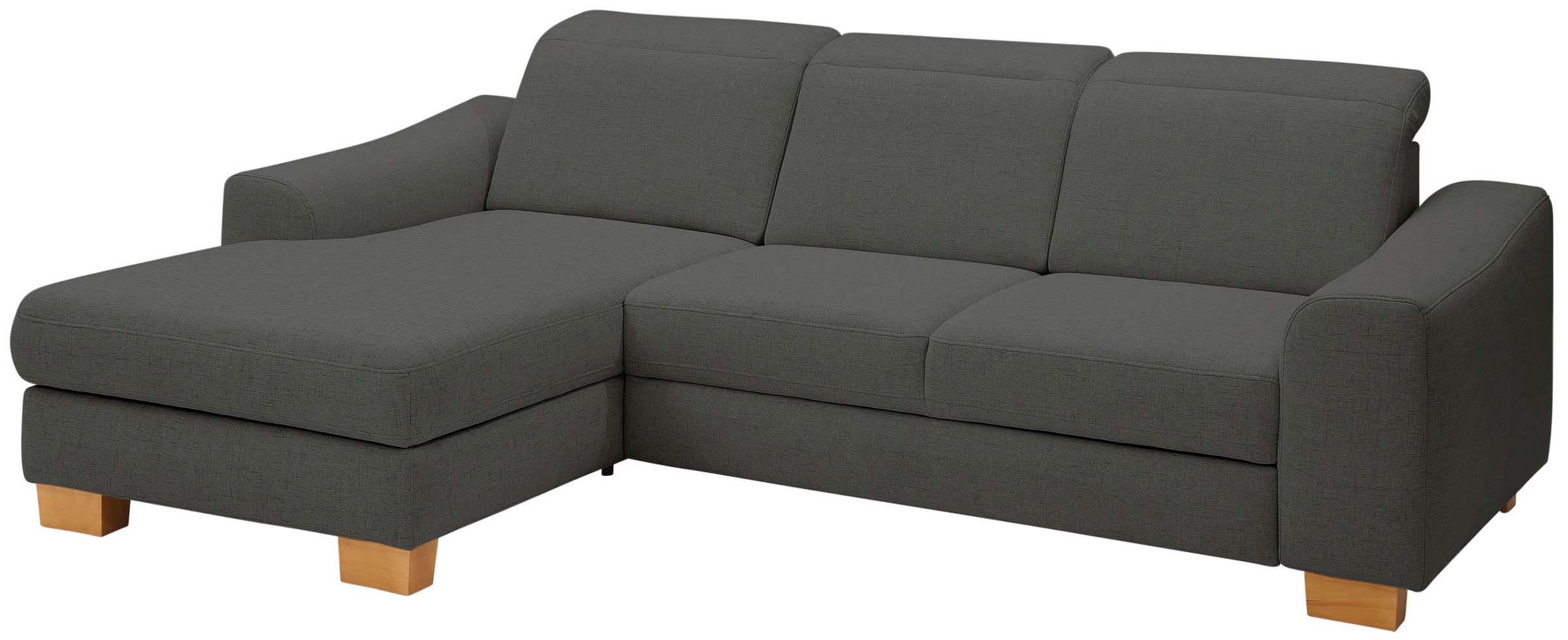 Home affaire Ecksofa »Dundee L-Form«, wahlweise mit Kopfteilverstellung und zusätzlich mit Bettfunktion