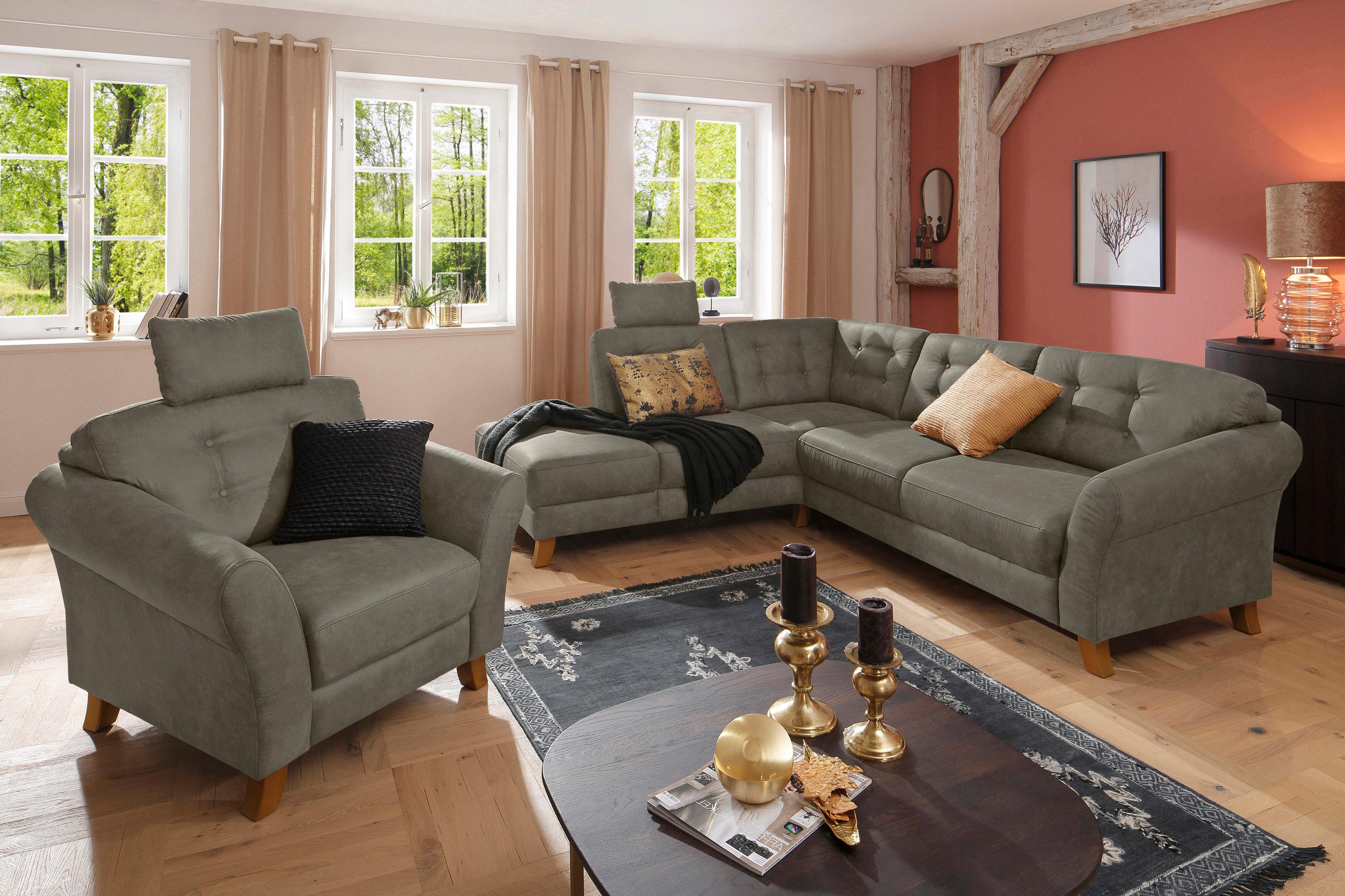 Thumbnail - Home affaire Ecksofa "Trondheim L-Form", mit Federkern