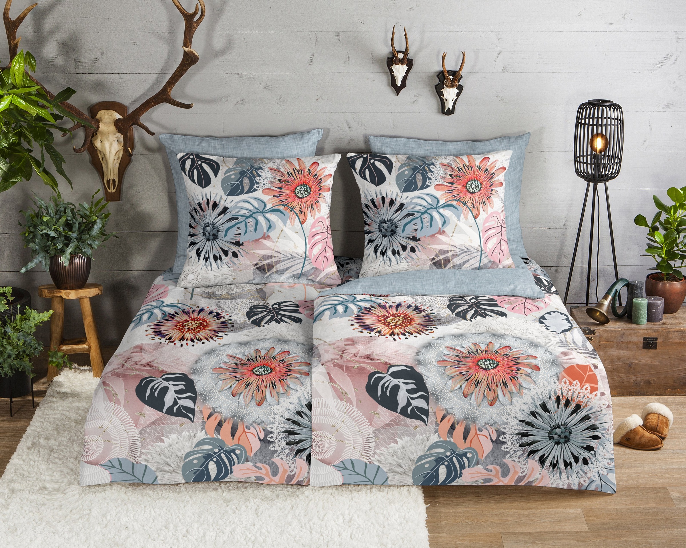 hip Wendebettwäsche "Ralvira" 2 Stk. tlg. Flanell, Biber, Warm, Wendeoptik, günstig online kaufen