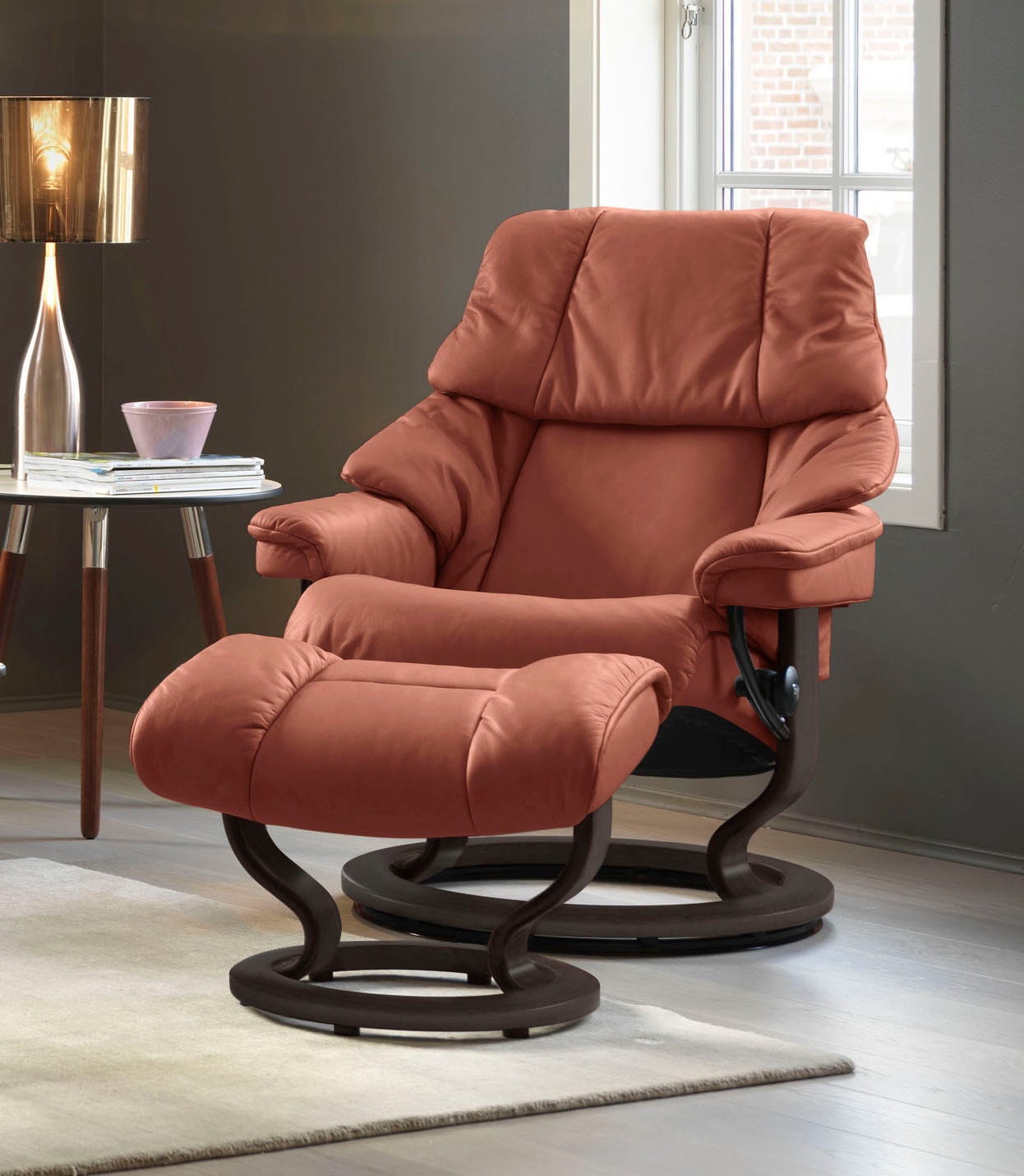 Stressless Relaxsessel-Set "Reno", mit Hocker, mit Classic Base, Größe S, M günstig online kaufen