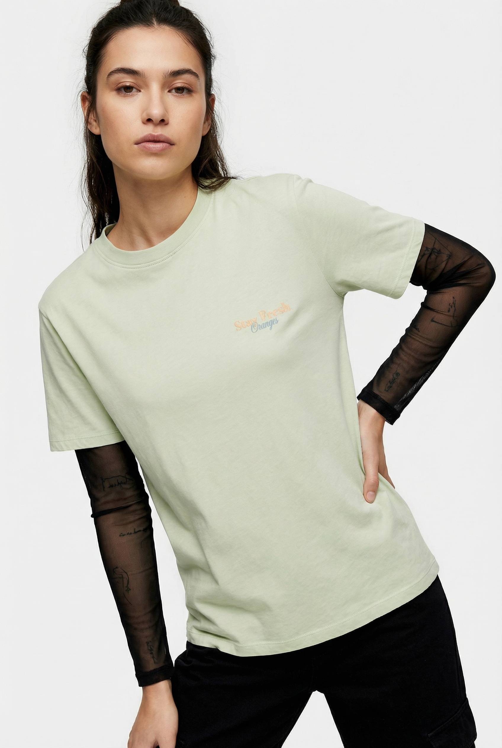 ONLY Kurzarmshirt "ONLLUCY MONJA SS TOP JRS NOOS" günstig online kaufen