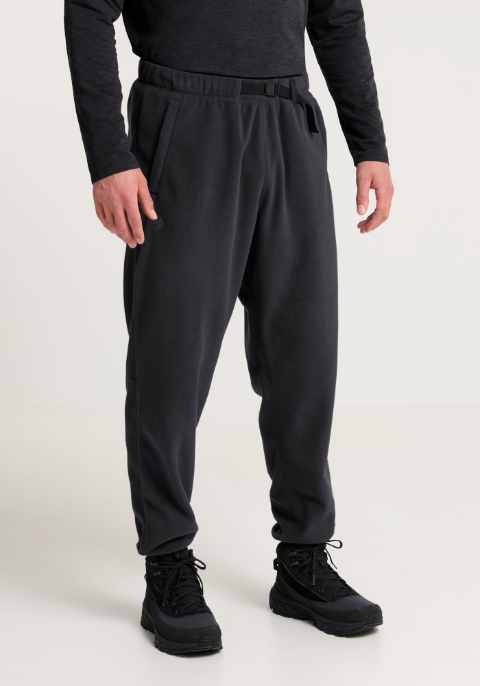 Jack Wolfskin Fleecehose "SOLACE PANTS M" Outdoorhose, hoher Tragekomfort, integrierter Gürtel