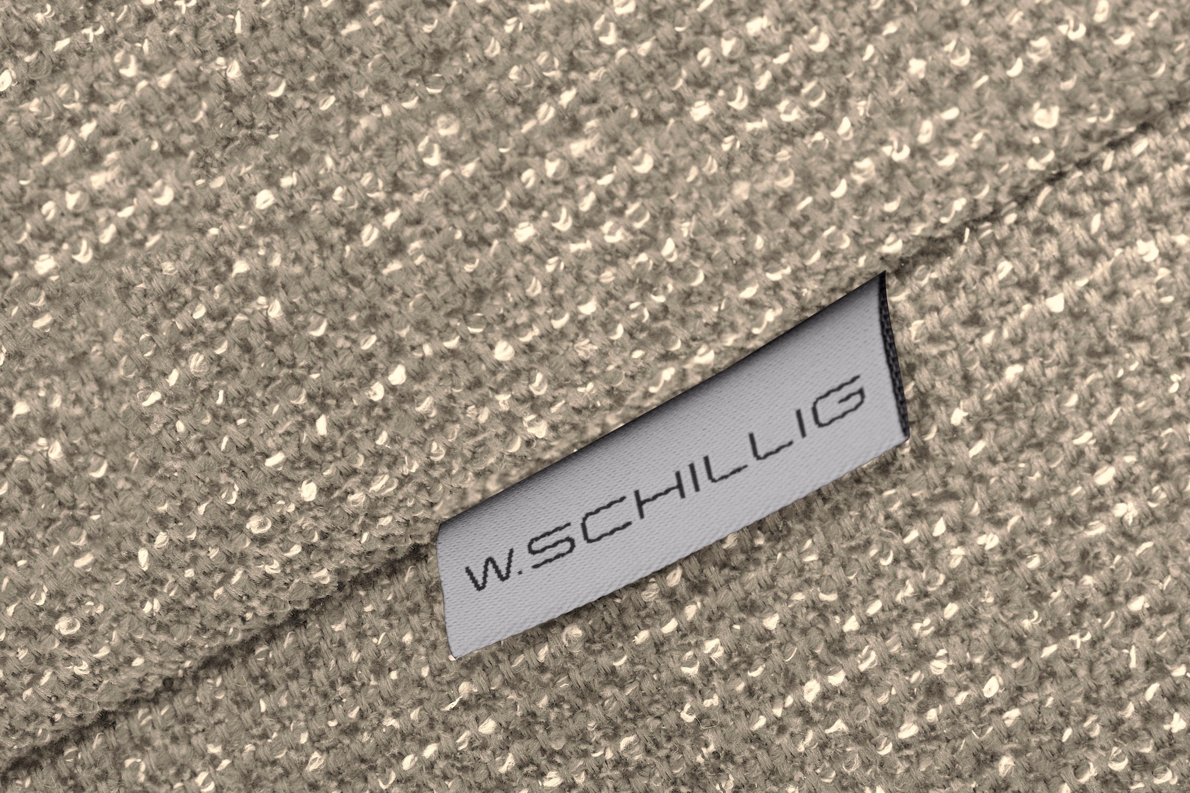 W.SCHILLIG 2-Sitzer »finn«, German Design Award 2016, Fußgestell Nussbaum natur, Breite 210 cm