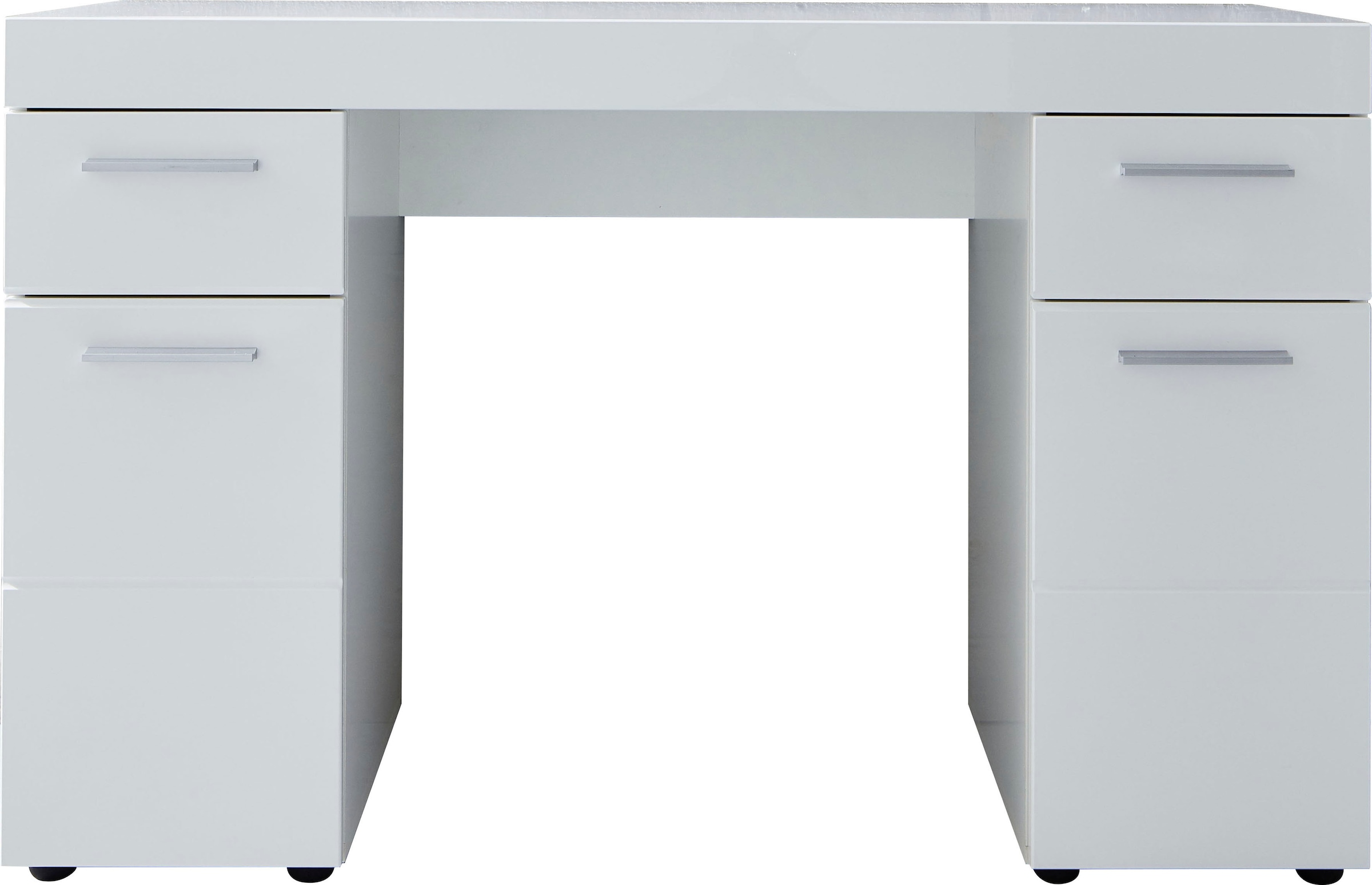 Schreibtisch HOME AFFAIRE "Avena", weiß, weiß, weiß, B:120cm H:76cm T:41cm, Tische, Schreibtisch, variabel auch als Schminktisch einsetzbar mit dem Sp