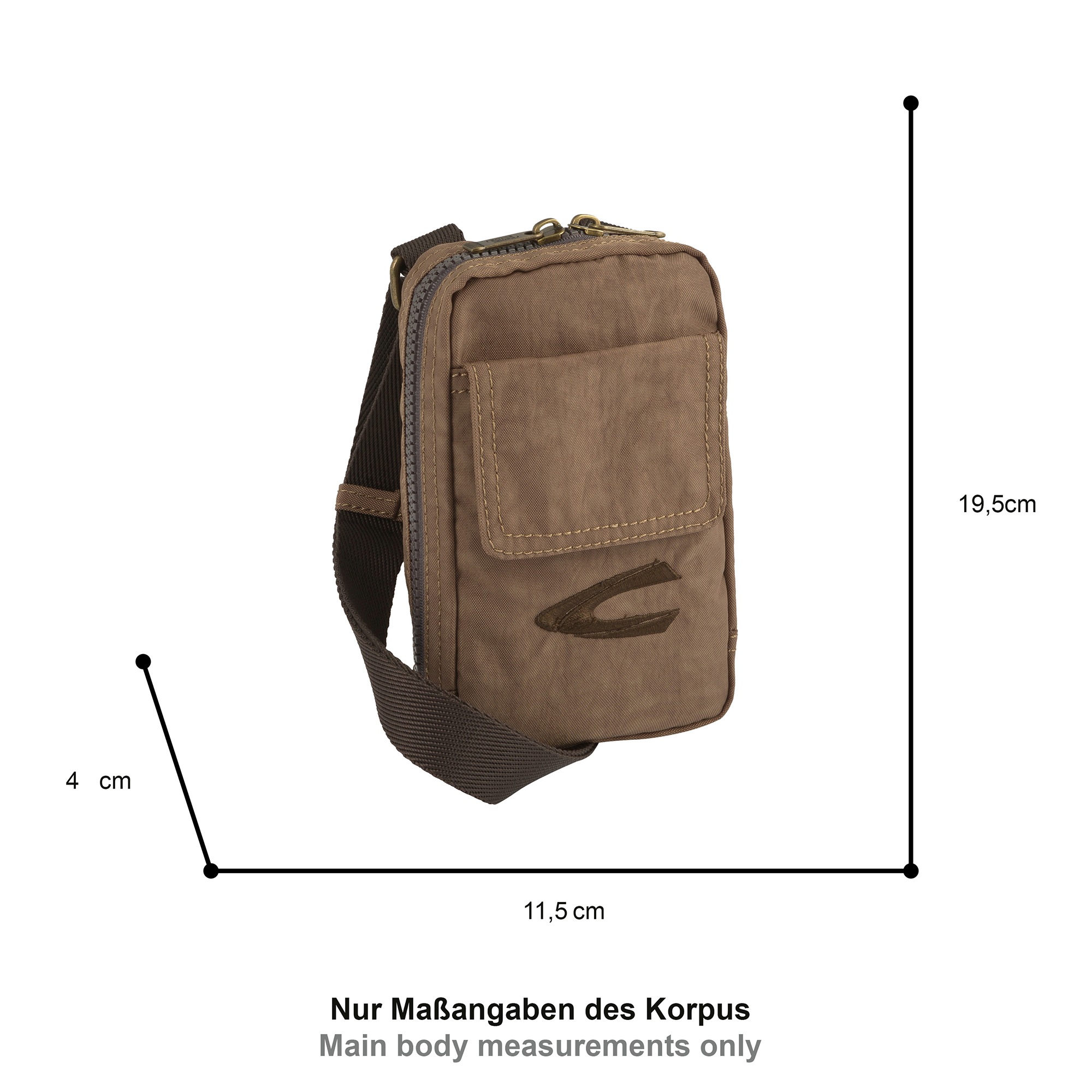 camel active Umhängetasche "Journey" aus leichtem robusten Nylon, funktiona günstig online kaufen