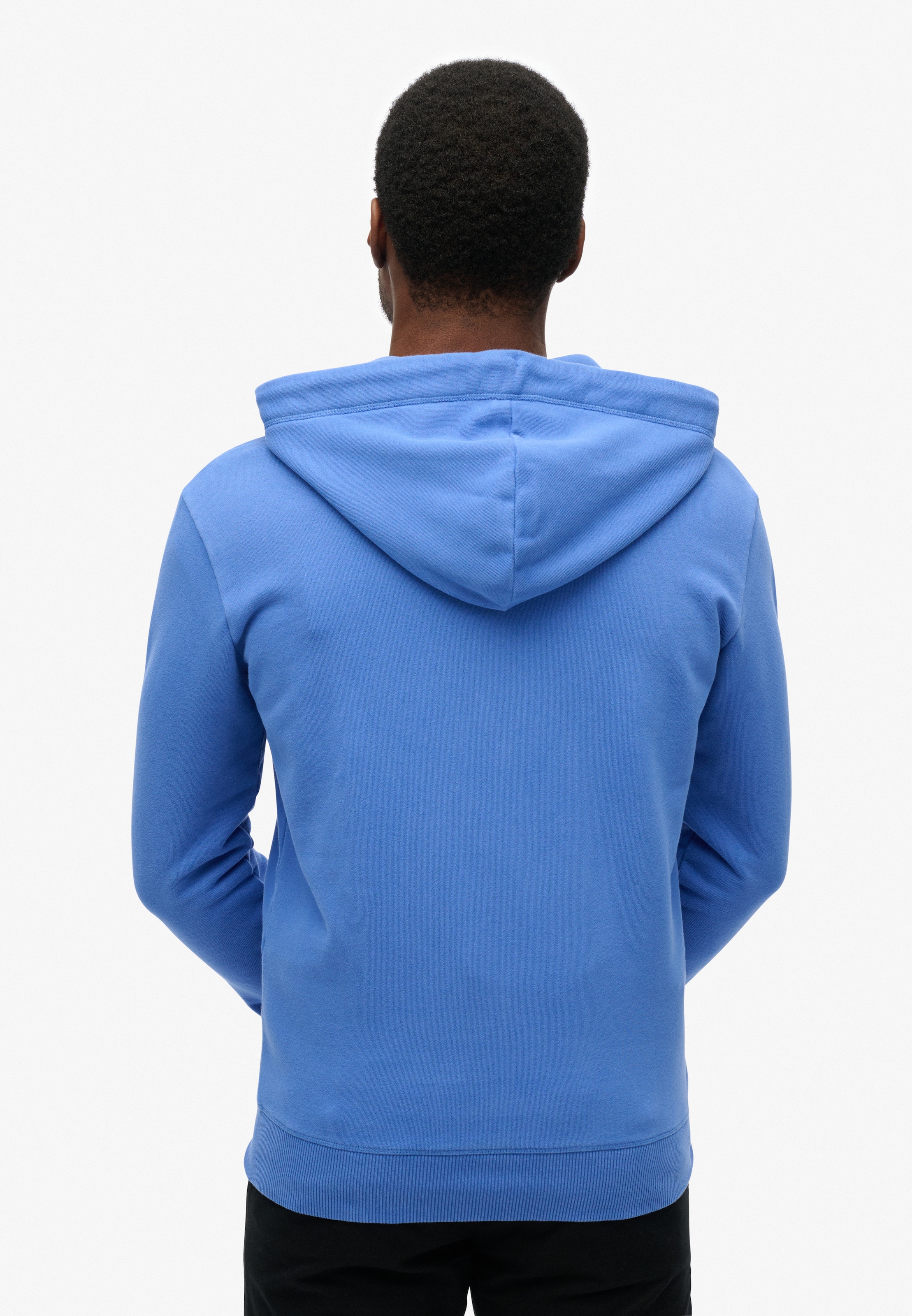 Superdry Kapuzensweatjacke »ESSENTIAL LOGO ZIP HOODIE HB« Baumwollmischung, slim fit