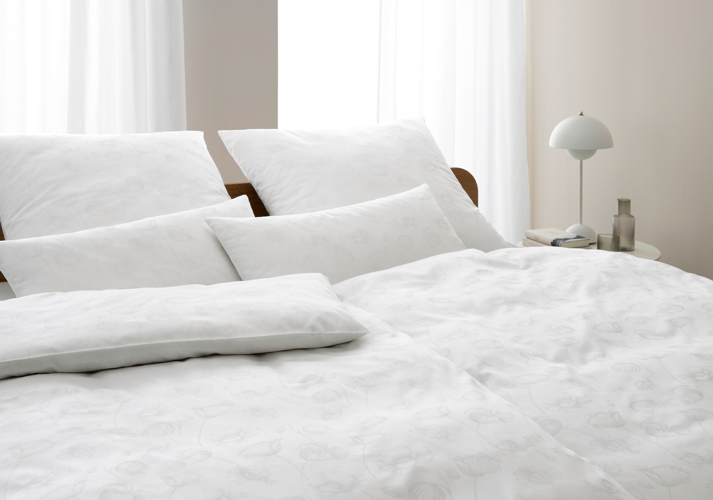 Elegante Bettwäsche »Poppy« 2 Stk. tlg. angenehmes Hautgefühl