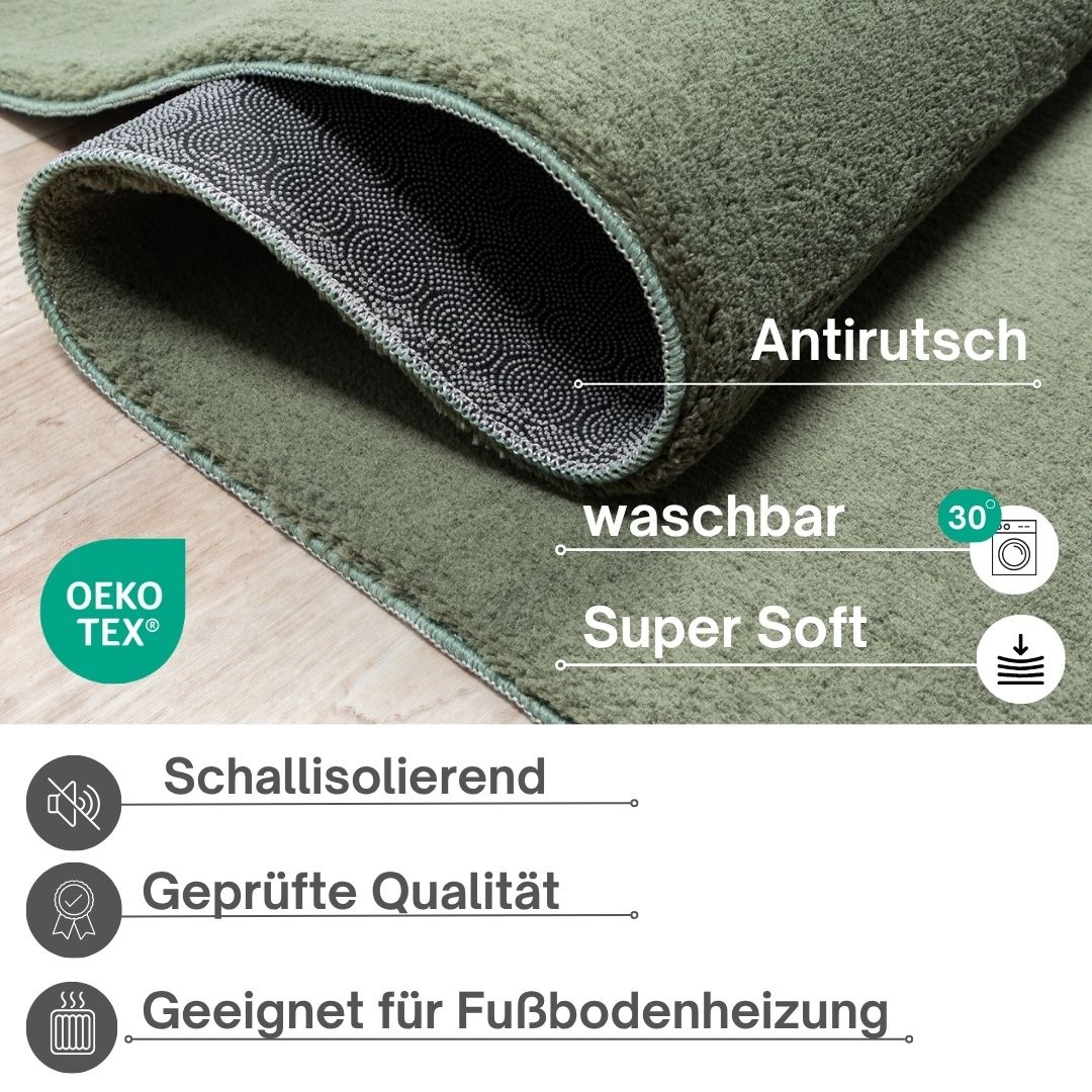 Thumbnail - my home Teppich "Arabell, Kunstfellteppich", rechteckig, 16 mm Höhe, flauschig, kuschelig, Felloptik, Anti-Rutsch-Unters...