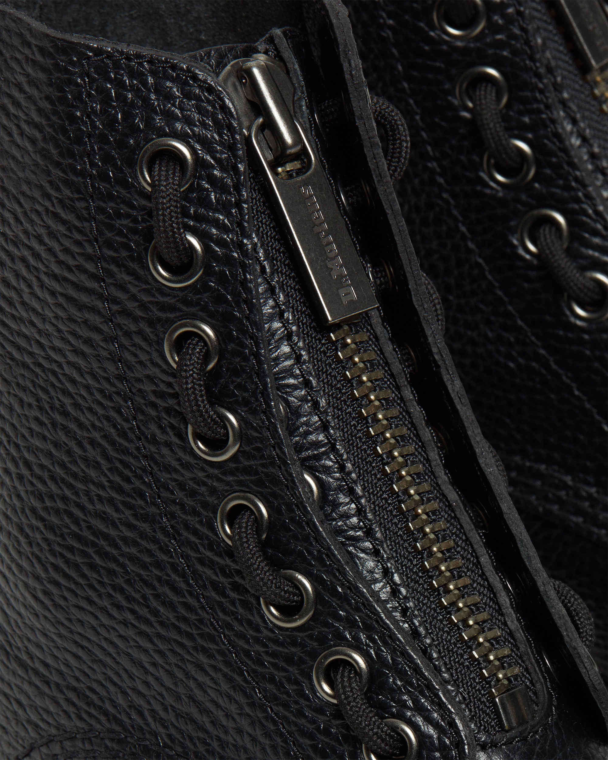 Thumbnail - DR. MARTENS Schnürboots "Sinclair Gemilltes Nappaleder Plateaustiefel" Plateauboots, Chunky Boot mit Front-Reißverschlus...