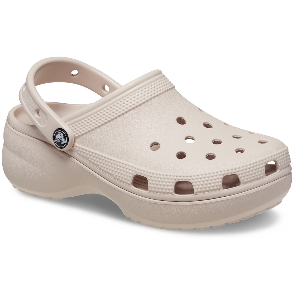 Crocs Clog »Classic Platform Clog W«, Plateau, Sommerschuh, Schlappen, Hausschuh, trendige Plateausohle