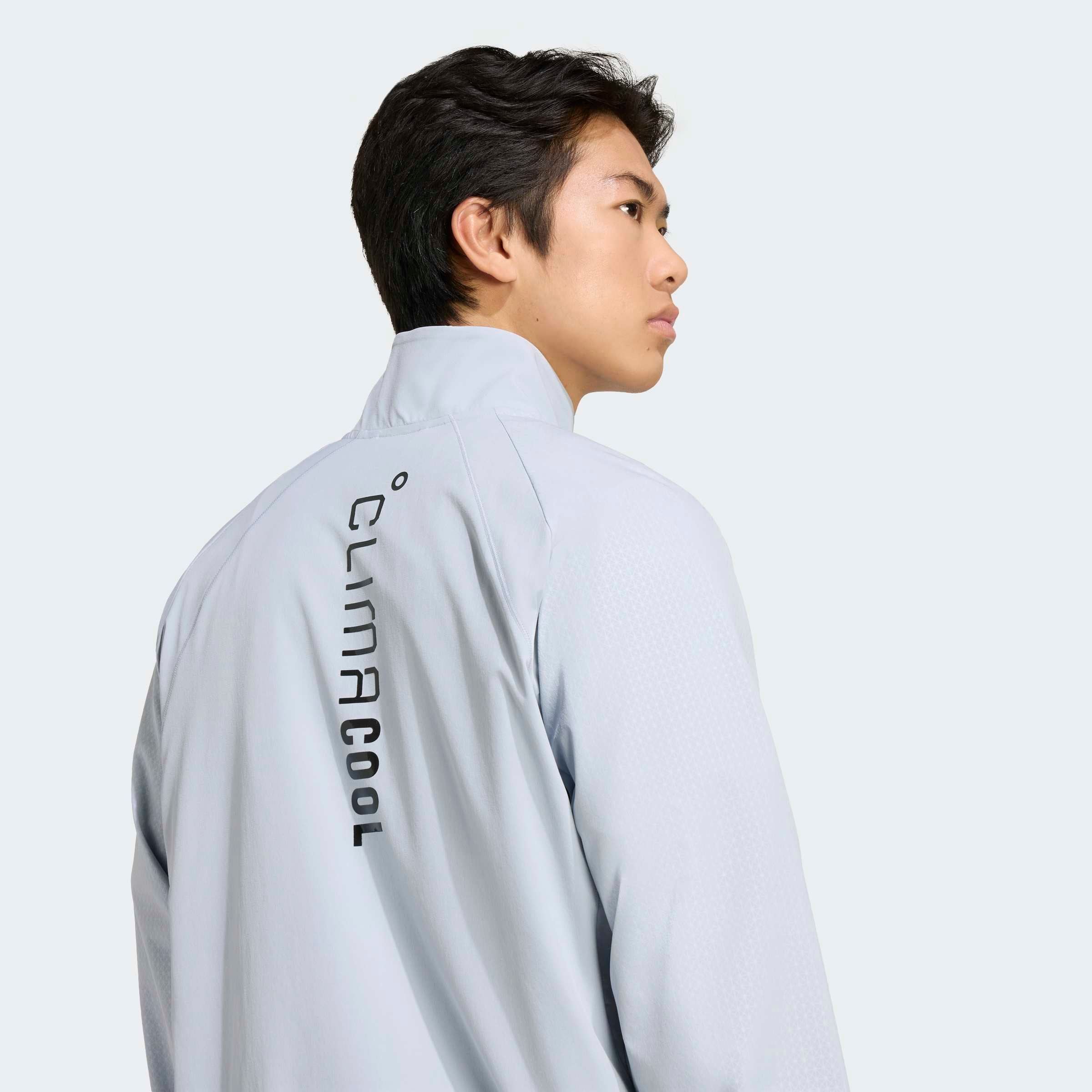 adidas Performance Trainingsjacke »TECH APP R-TOP« für Fitnessstudio und Alltag, schnell trocknende Fasern