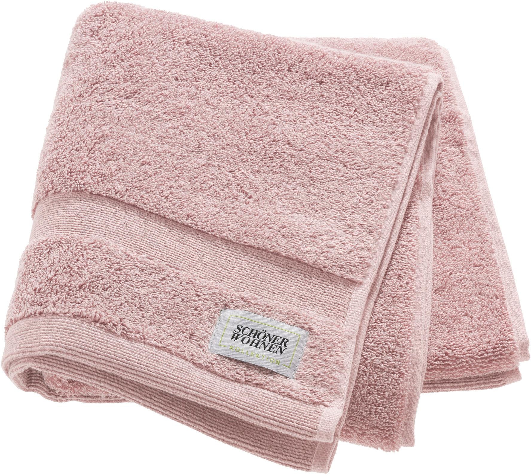 SCHÖNER WOHNEN-Kollektion Handtücher »Cuddly«, (2 St., 2er Set Handtücher 50 x 100 cm), schnell trocknende Airtouch-Qualität
