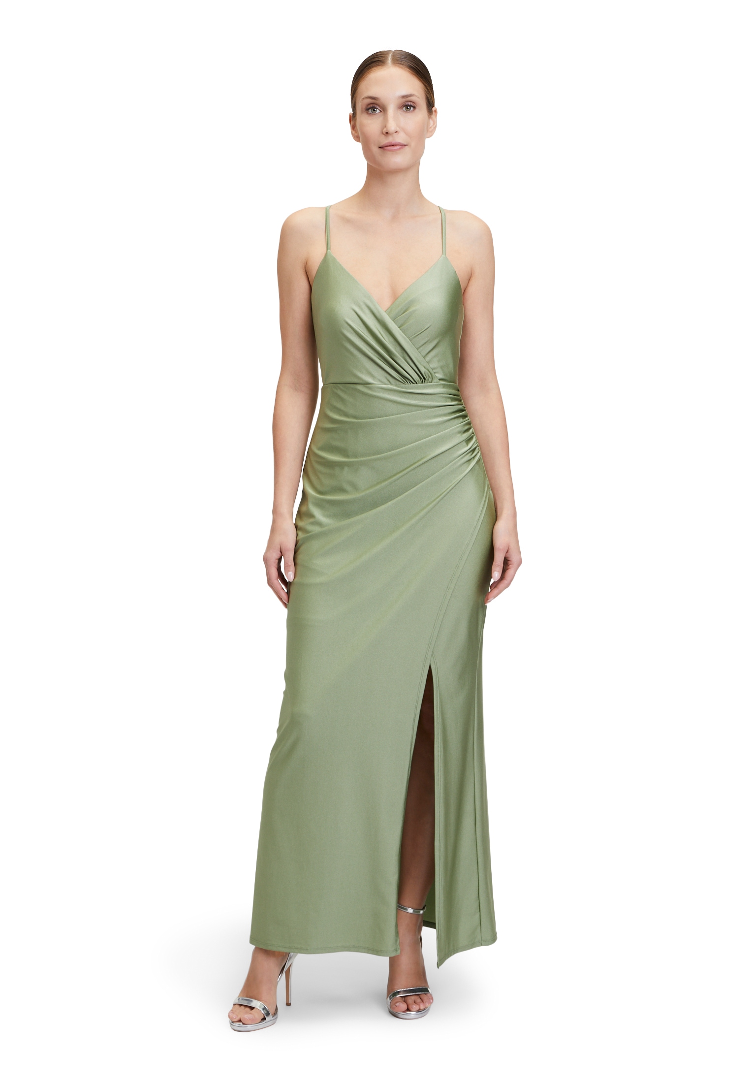 Vera Mont Abendkleid "Damen figurbetont" Ohne Tasche Raffung günstig online kaufen