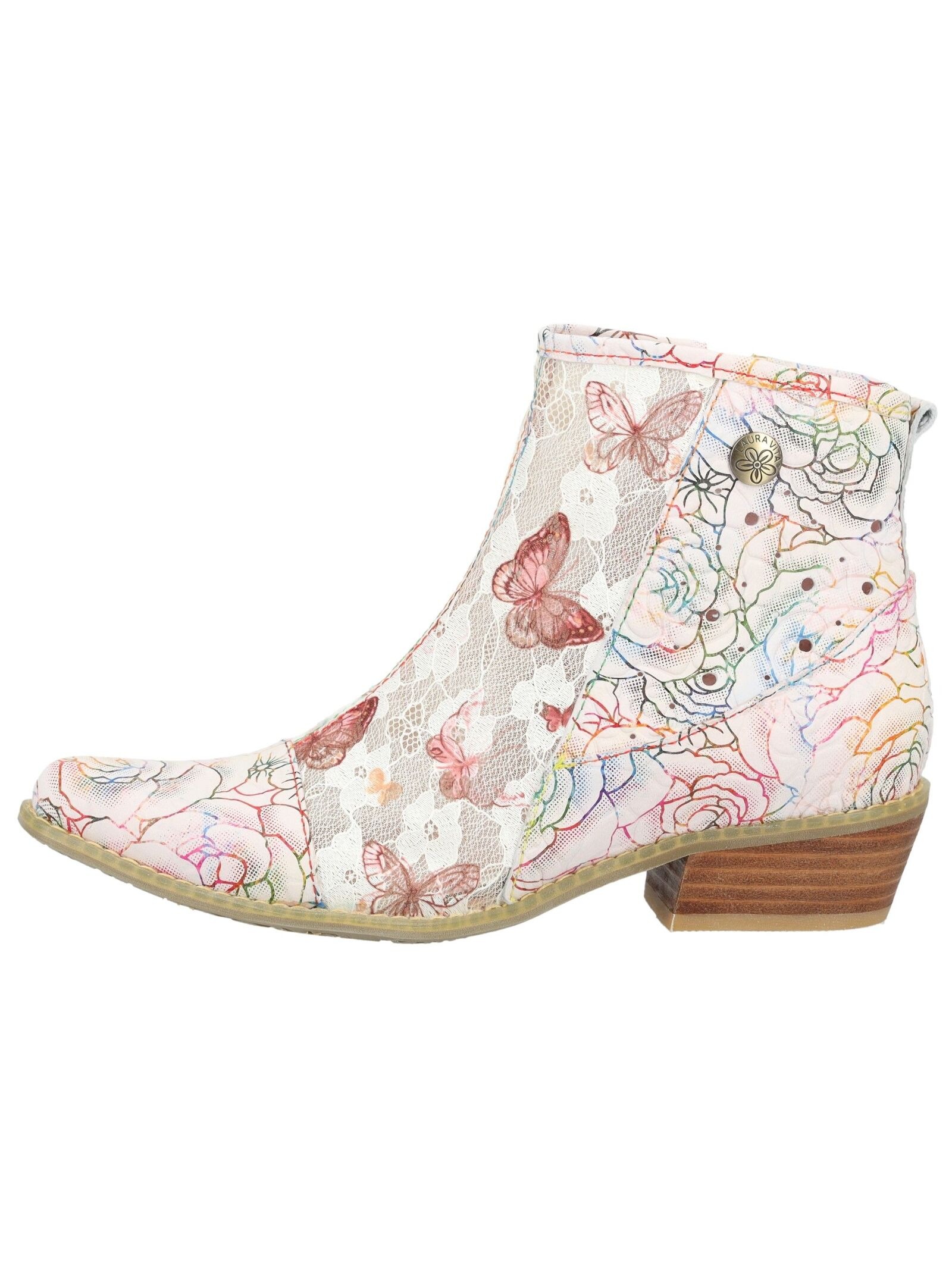 LAURA VITA Stiefelette "LAURA VITA Stiefelette Leder/Textil" günstig online kaufen