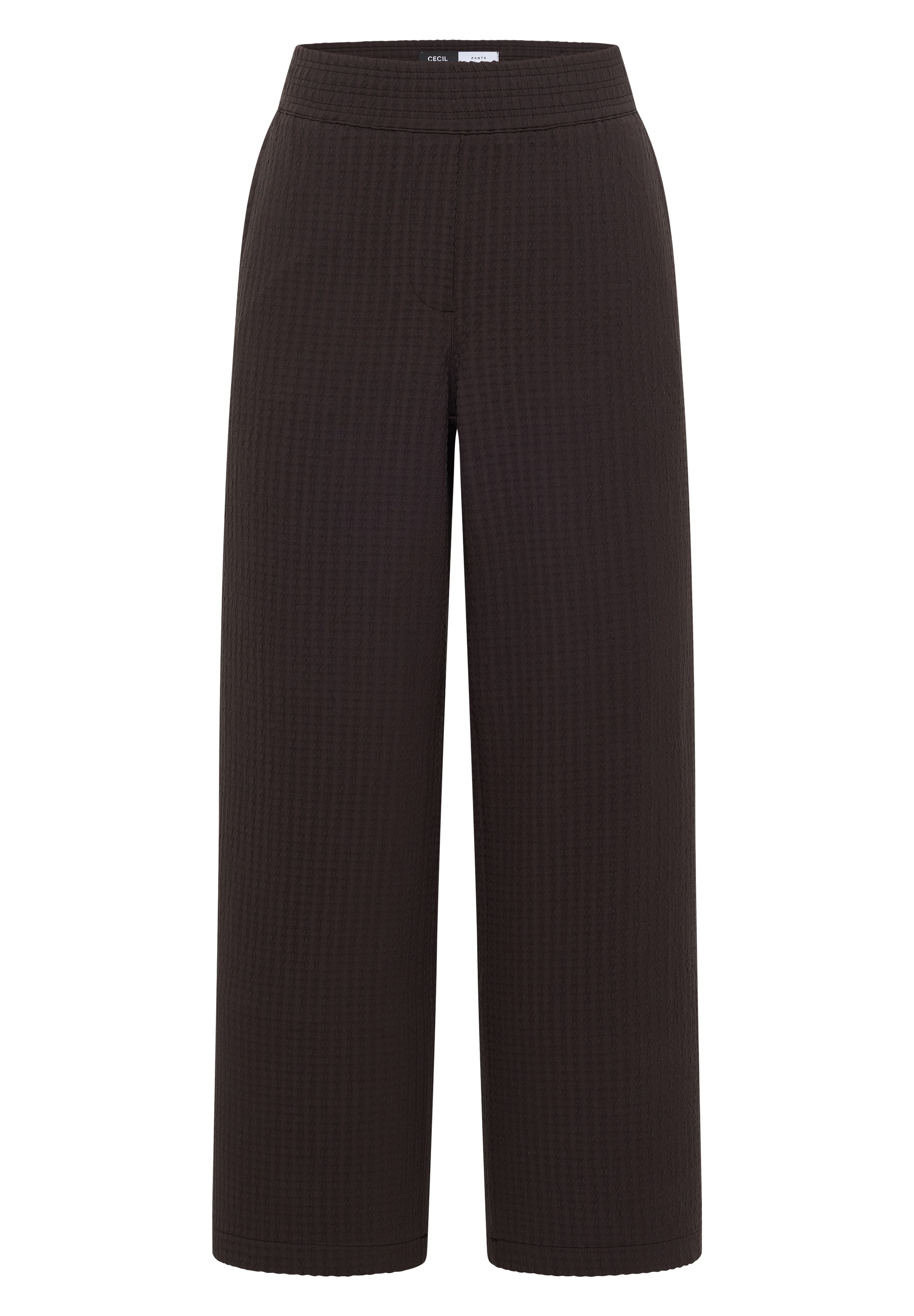 Cecil 7/8-Hose »Style Neele«  Seersucker-Qualität, Elastikbund, weites Bein