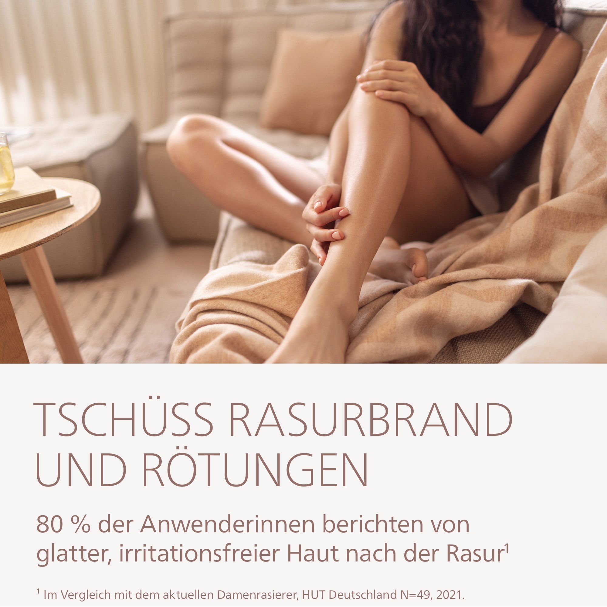 Philips Elektrorasierer »Lady Shaver Series 6000«, 3 St. Aufsätze, kabelloser Rasierer, nass und trocken, inkl. Trimmeraufsatz