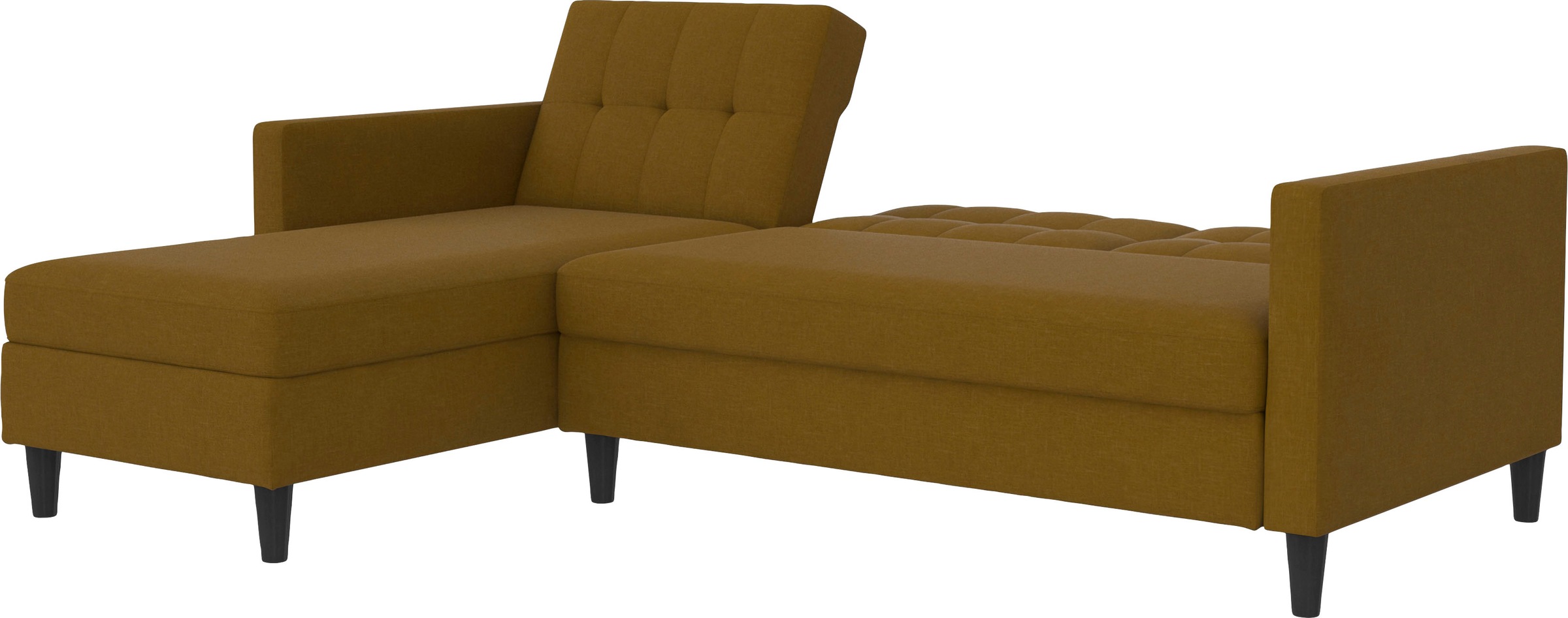 Dorel Home Ecksofa »Hartford, L-Form,«, mit Bettfunktion und Stauraum, Recamiere beidseitig montierbar