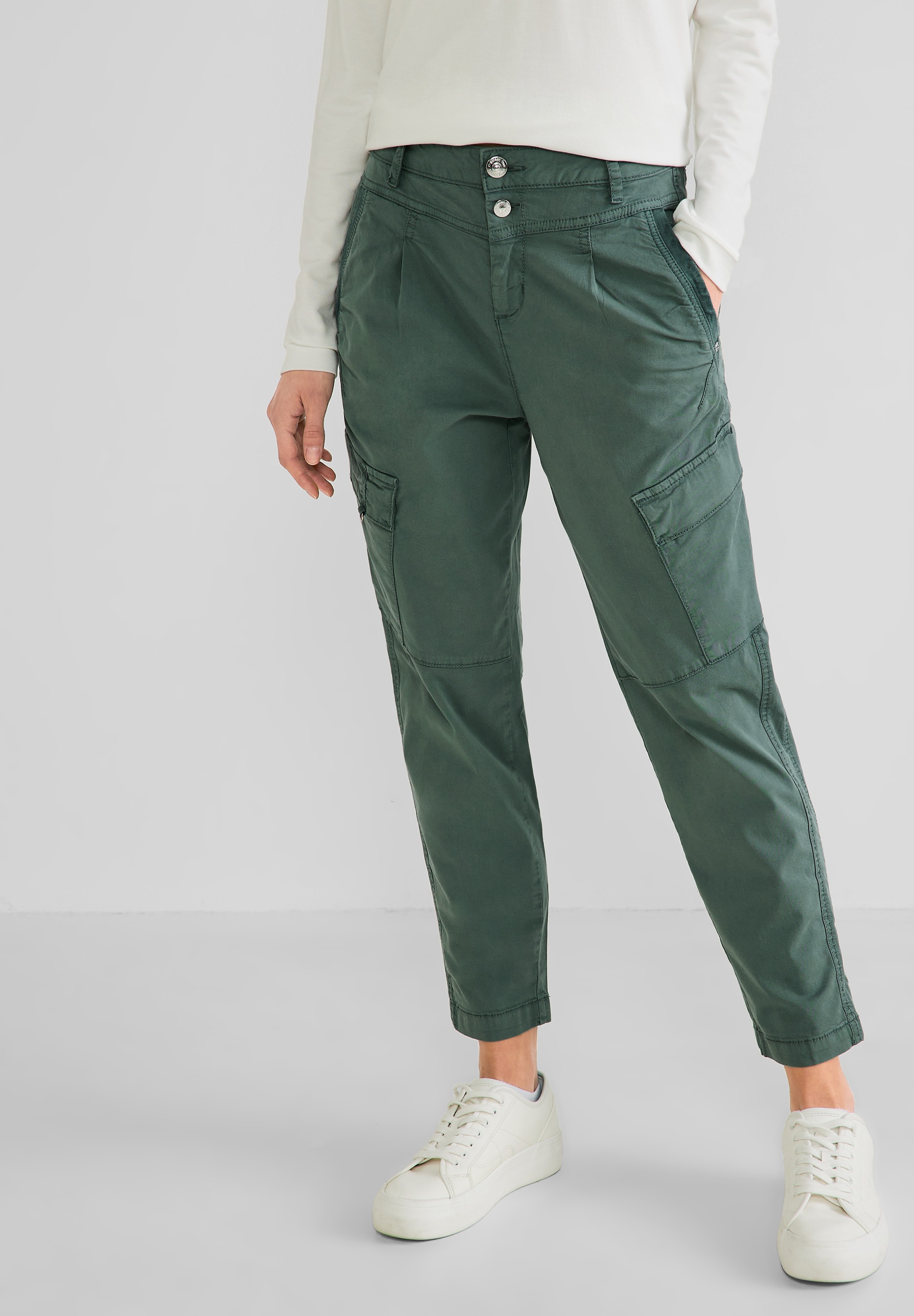 STREET ONE Cargohose, mit Cargo Taschen