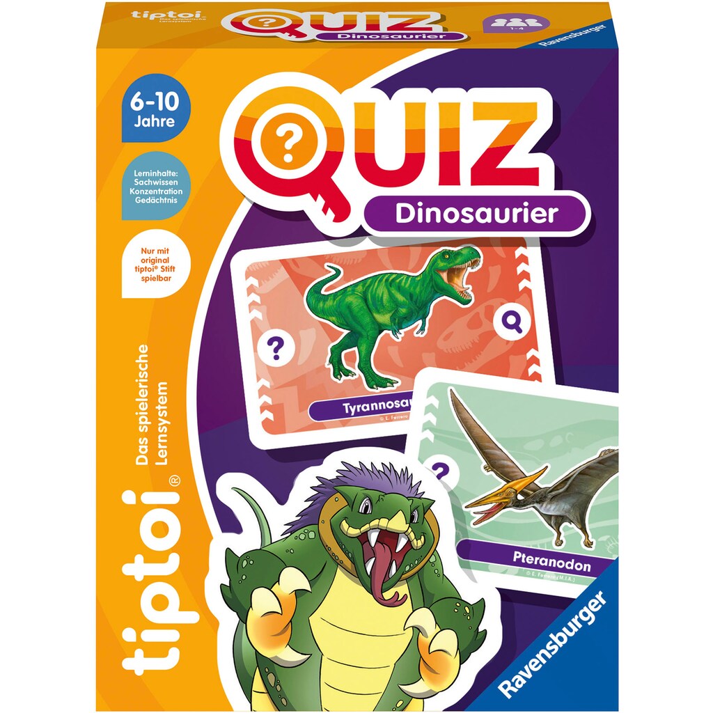 Ravensburger Spiel »tiptoi® Quiz Dinosaurier«