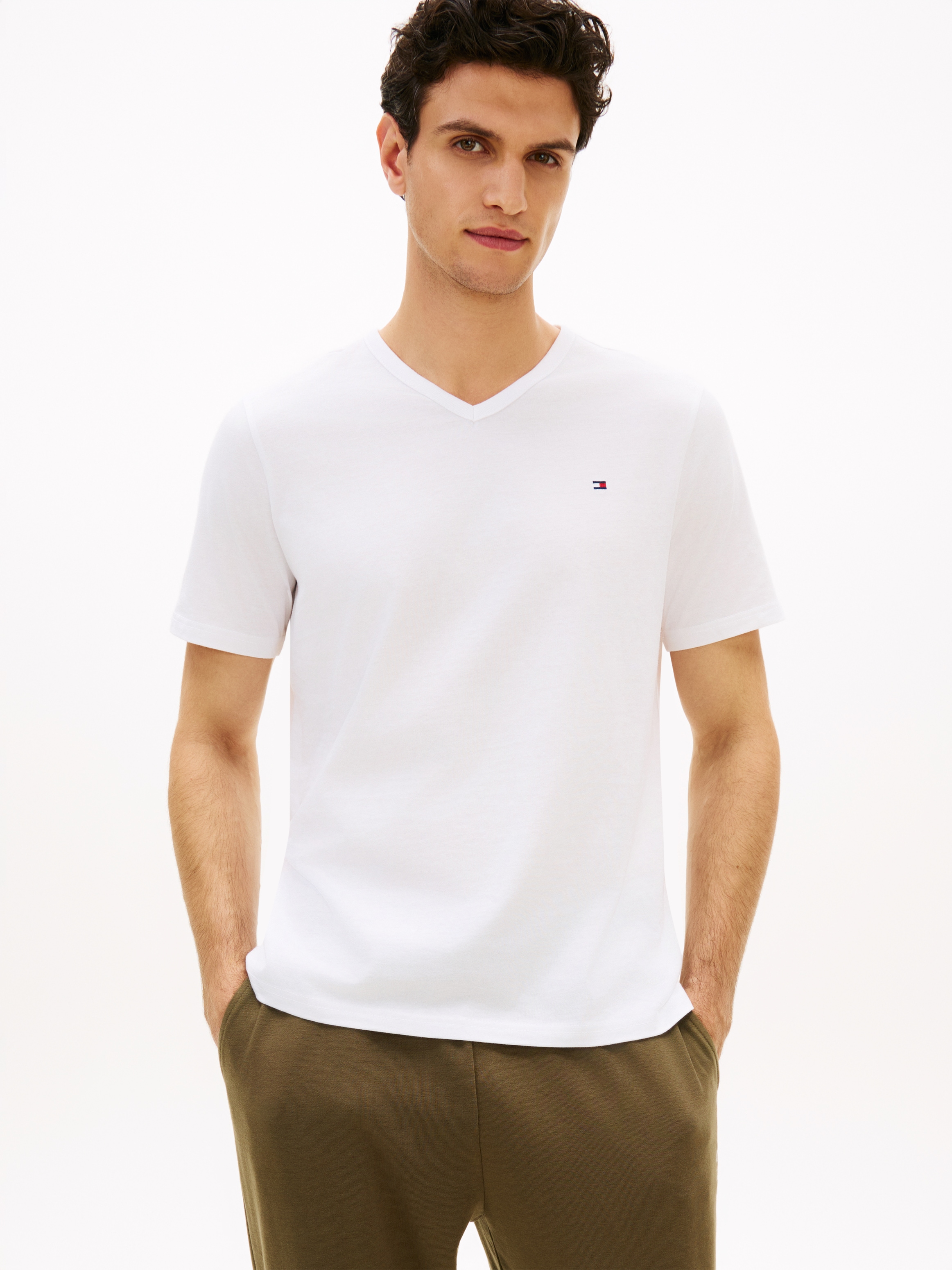 Tommy Hilfiger Underwear T-Shirt Regular fit mit V-Ausschnitt günstig online kaufen