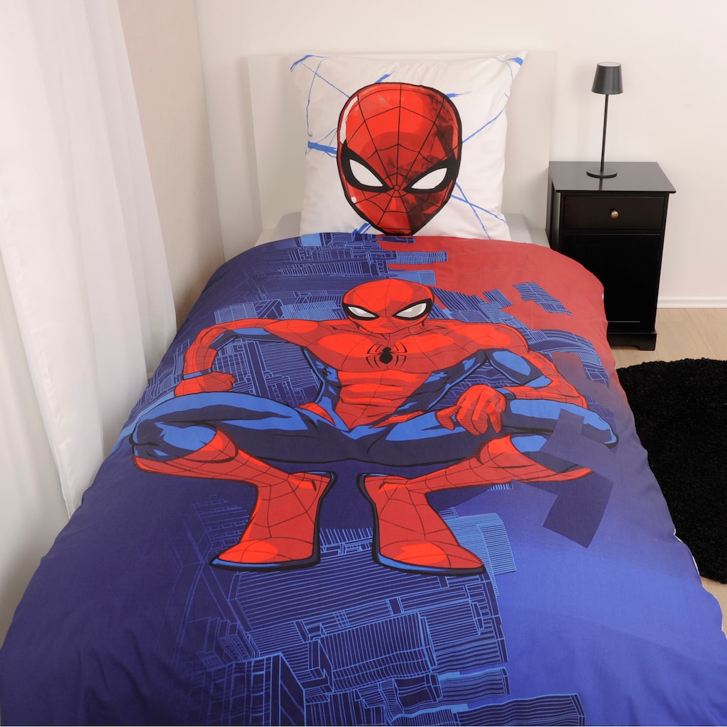 Spiderman Bettwäsche »Spiderman«, (2 tlg.), mit coolem Motiv