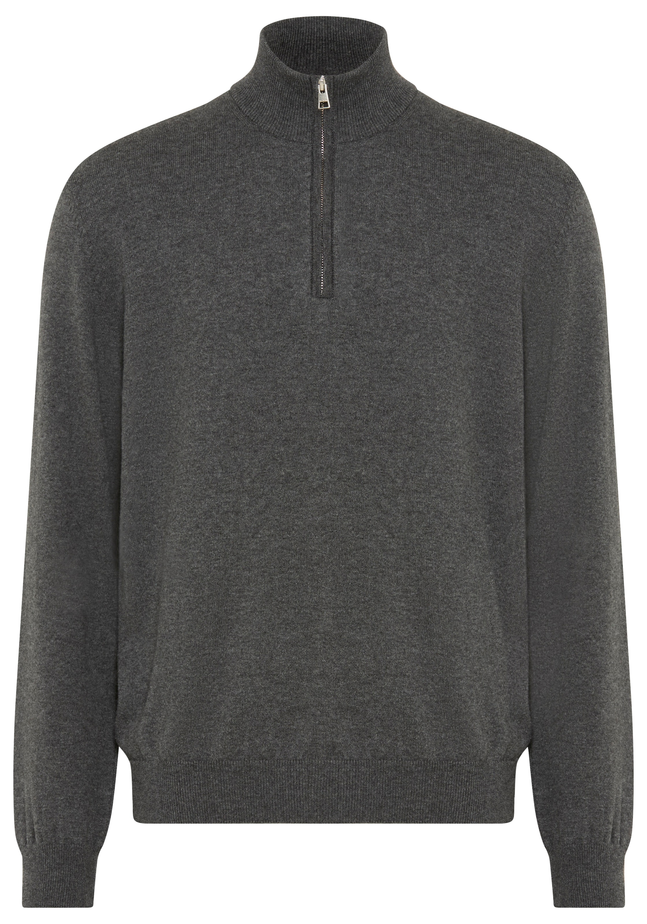 Gant Stehkragenpullover "COTTON/WOLL HALF ZIP" mit Rippstrick-Details, norm günstig online kaufen