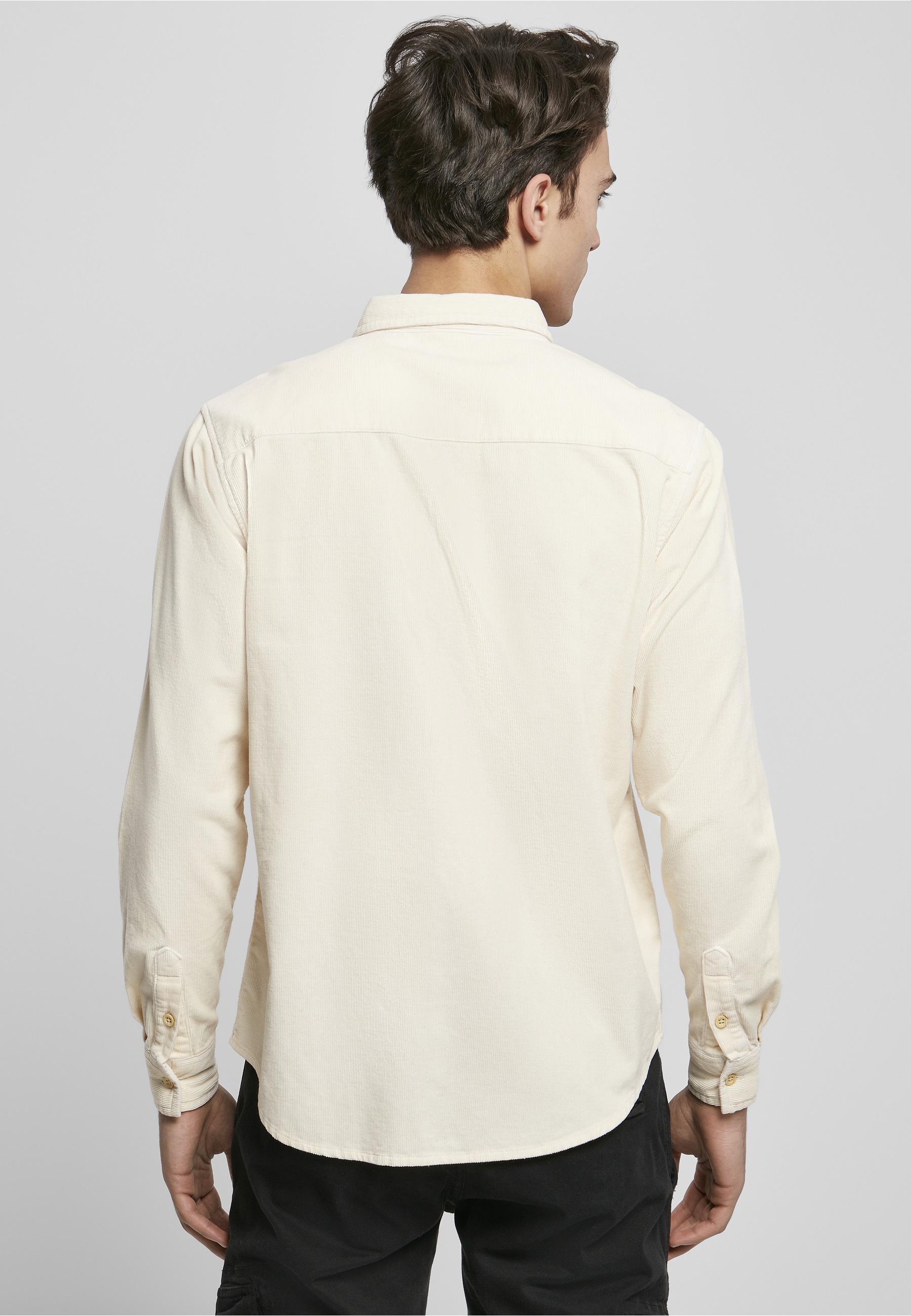 URBAN CLASSICS Langarmhemd »Urban Classics Herren Corduroy Shirt« 1 Stk.