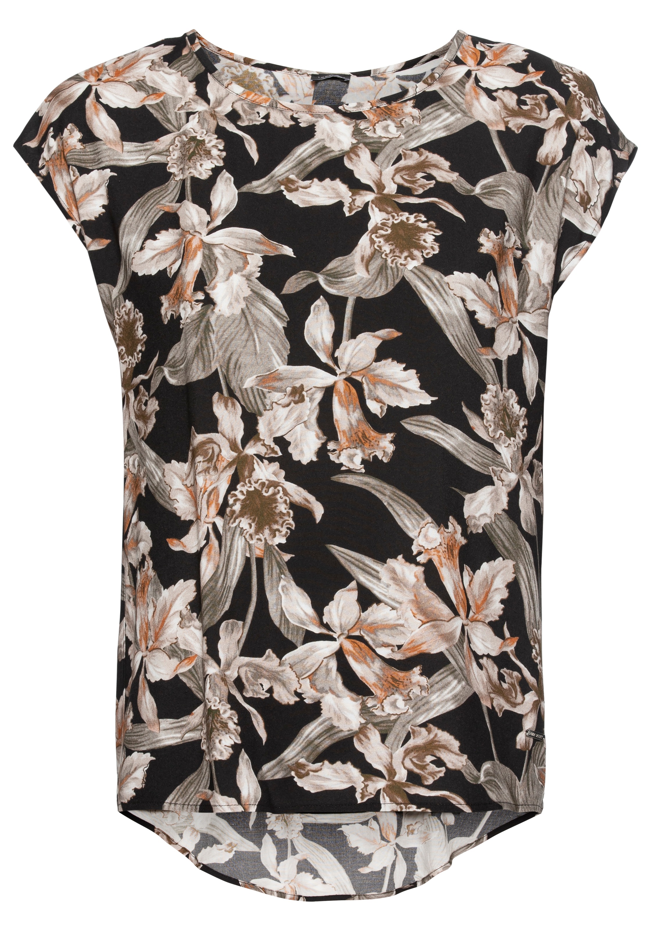 Laura Scott Printed Blouse Women Black/Red Size 44 3