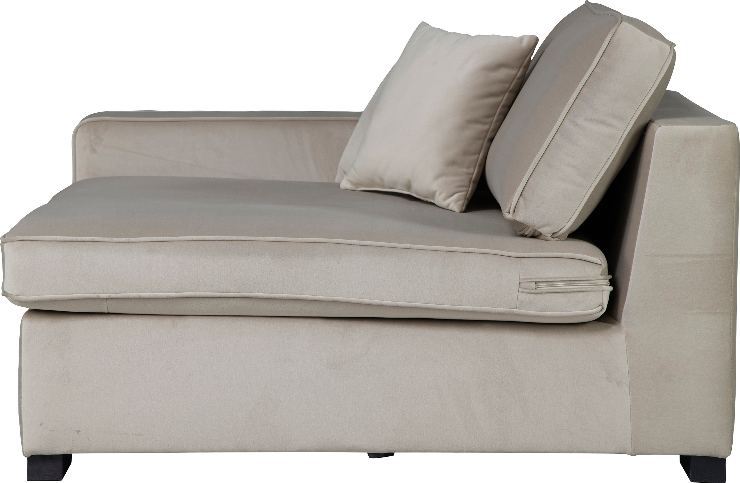 Sofaelement HOME AFFAIRE "Skara XXL", beige (dunkelbeige), B:140cm H:86cm T:130cm, 100% Polyester, Polsterelemente, Modul XXL - zum eigenen Zusammenstellen, Armlehne links/rechts wählbar 8