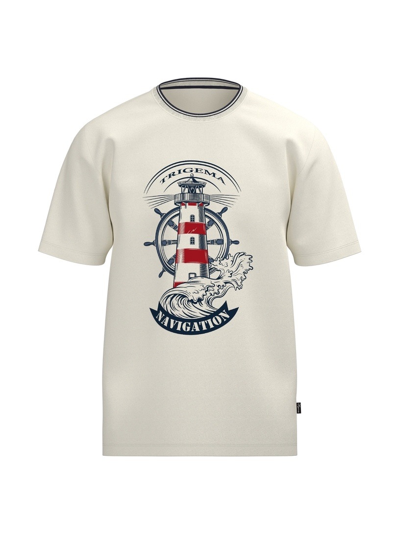 Trigema T-Shirt "TRIGEMA T Shirt mit Leuchtturm Motiv" 1 günstig online kaufen