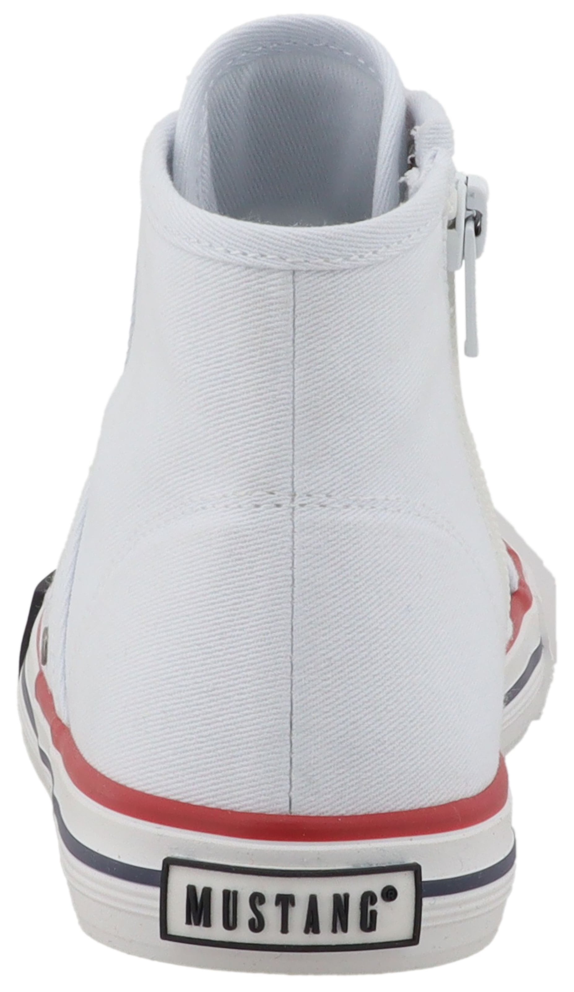 Mustang Shoes Sneaker »Gaspare«  Freizeitschuh, Schnürboots, High Top-Sneaker mit Nieten