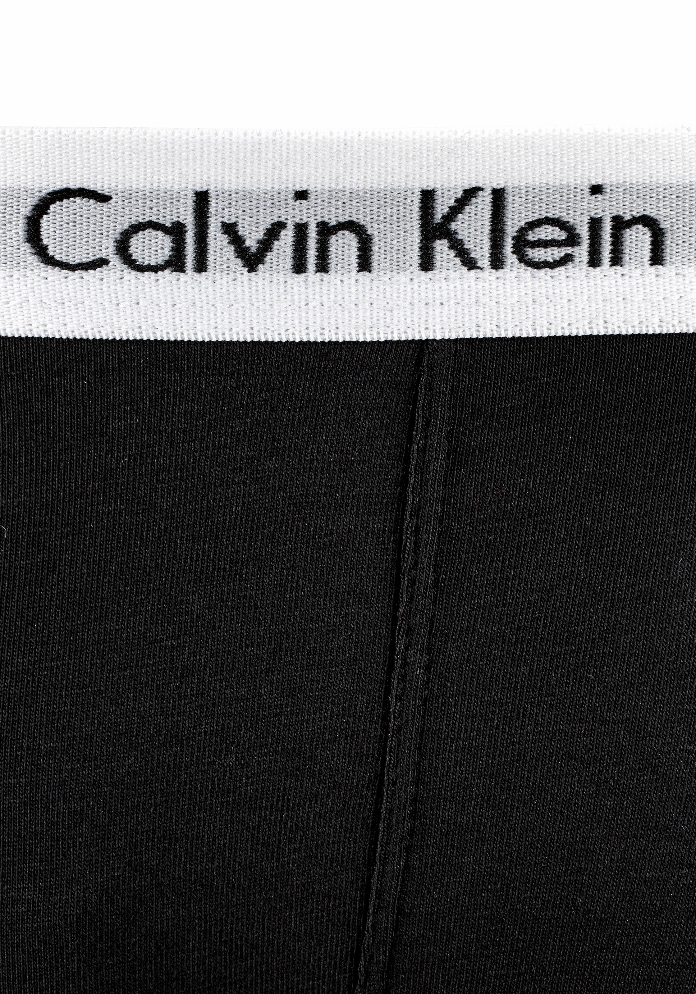 Calvin Klein Underwear Webboxer, (Packung, 2 St.), Kinder Kids Junior MiniMe,mit CK Logo auf dem Bund