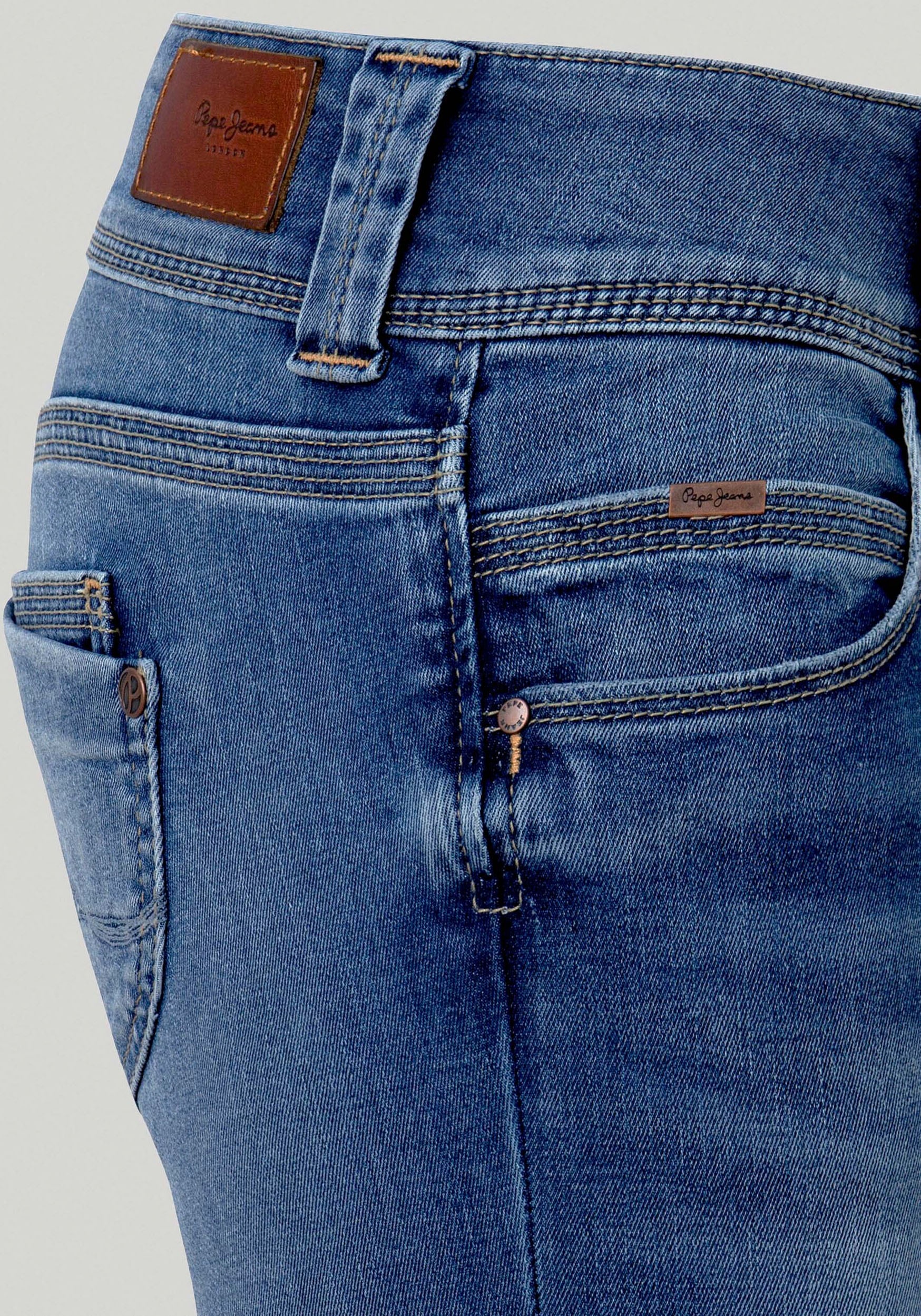 Pepe Jeans Straight-Jeans »VENUS«, mit Badge