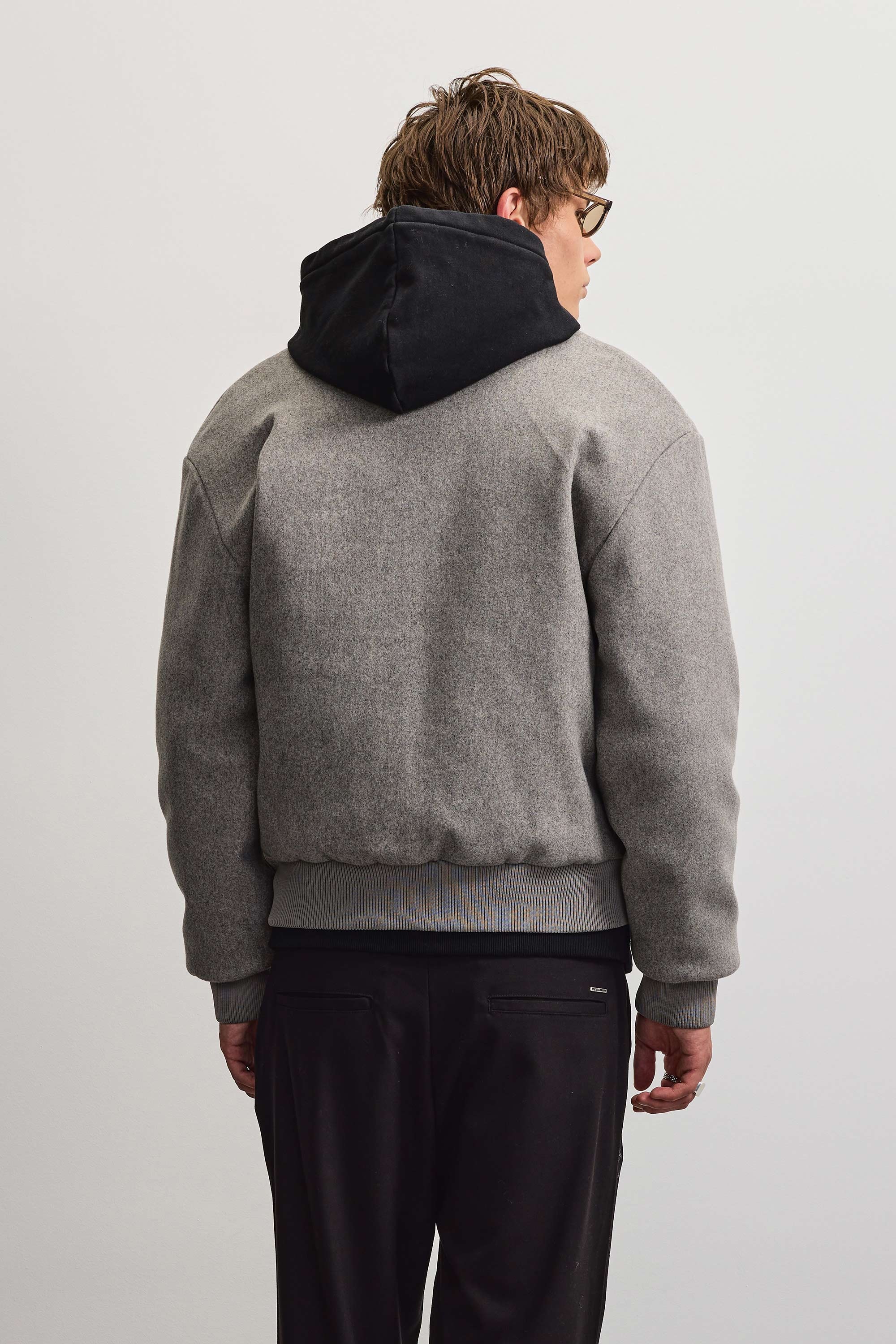 PEGADOR Bomberjacke »LEGNANO WOOLOPTIC BOMBER JACKET« Kunstfaser, regular fit