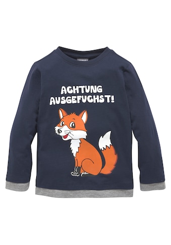 Langarmshirt »ACHTUNG AUSGEFUCHST«