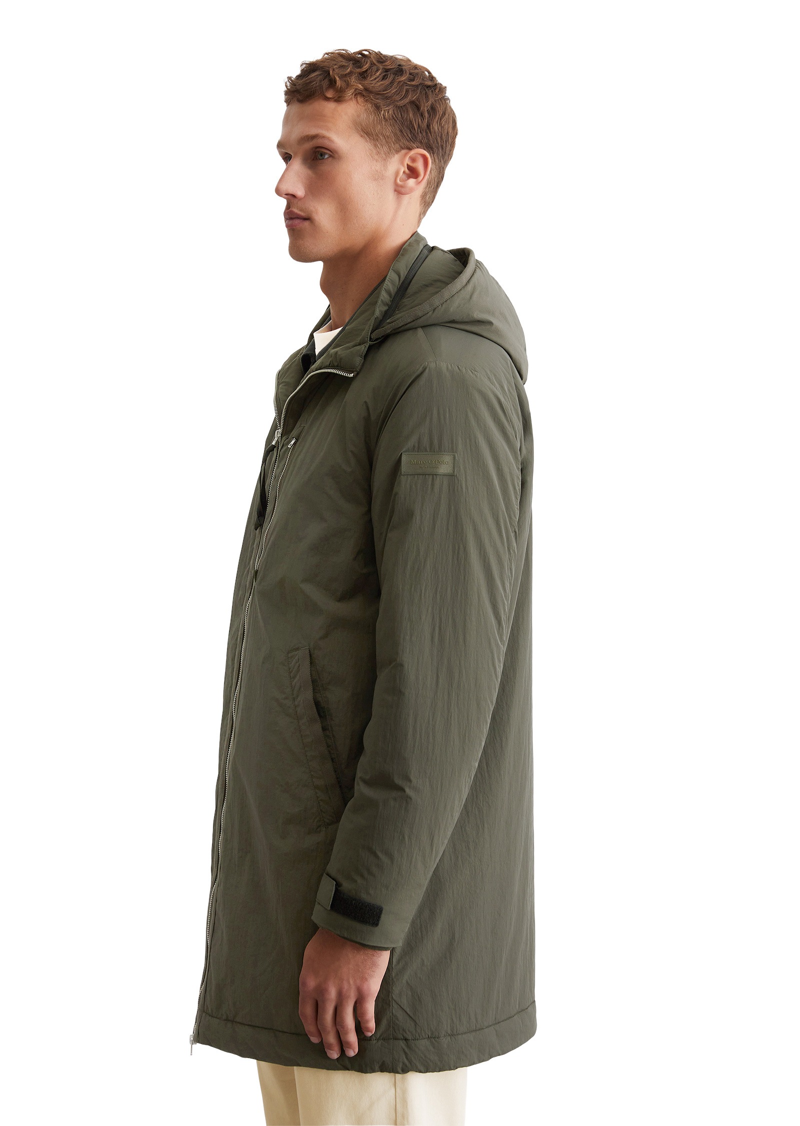 Marc O'Polo Outdoorjacke »aus wasserabweisendem, recyceltem Material«