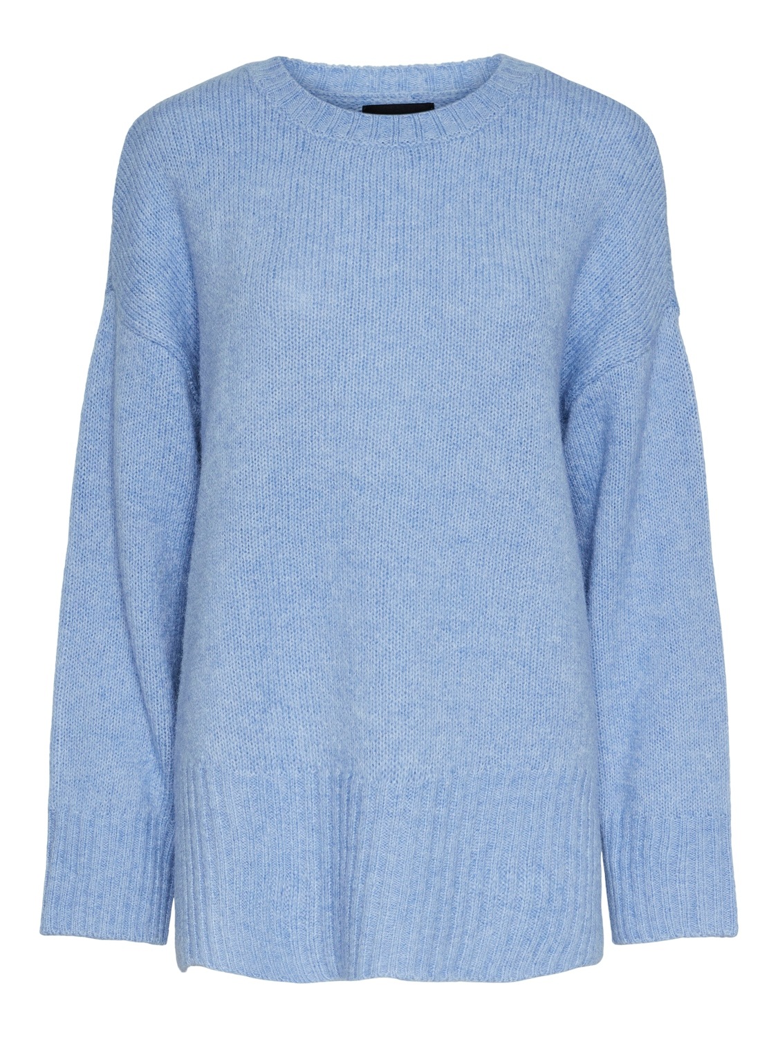 pieces Rundhalspullover »PCNANCY LS LOOSE O-NECK KNIT NOOS BC«, Oversized