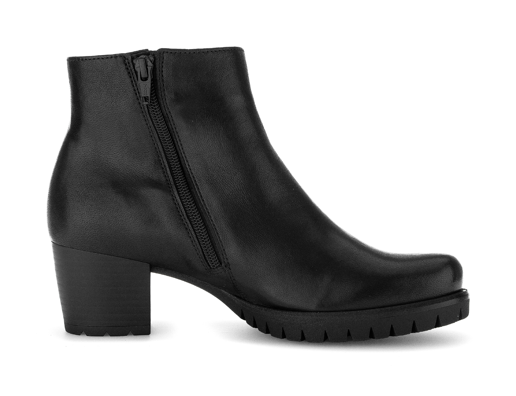 Gabor Stiefelette »ATHEN«, Blockabsatz, Ankleboots mit Zierreißverschluß, G-Weite (=weit)