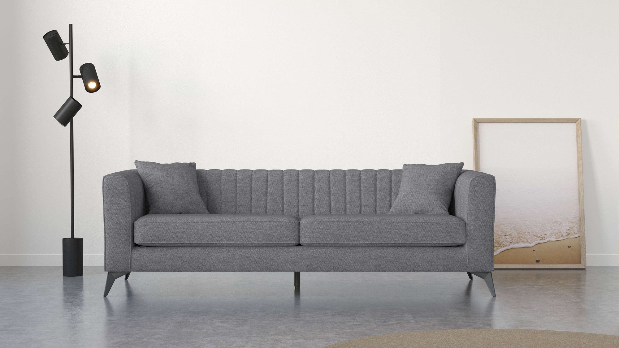 Home affaire 4-Sitzer "MATTHEW elegantes Designsofa, Maße B/T/H: 231/86/74 günstig online kaufen