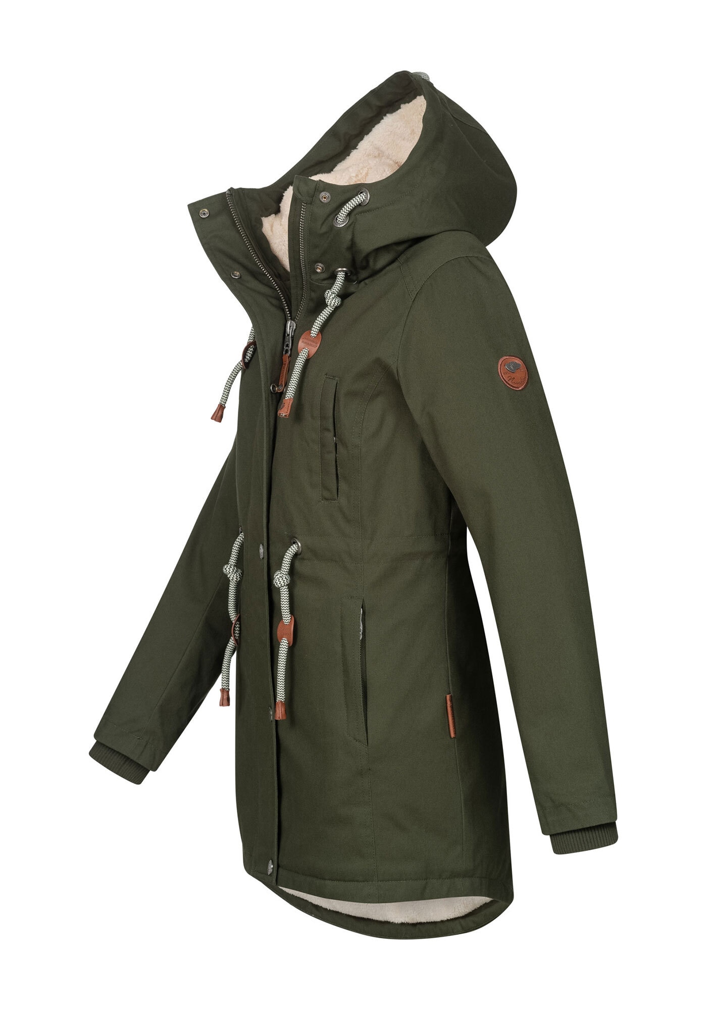 Navahoo Winterjacke »Ireliaa«, mit warmen Teddyfell