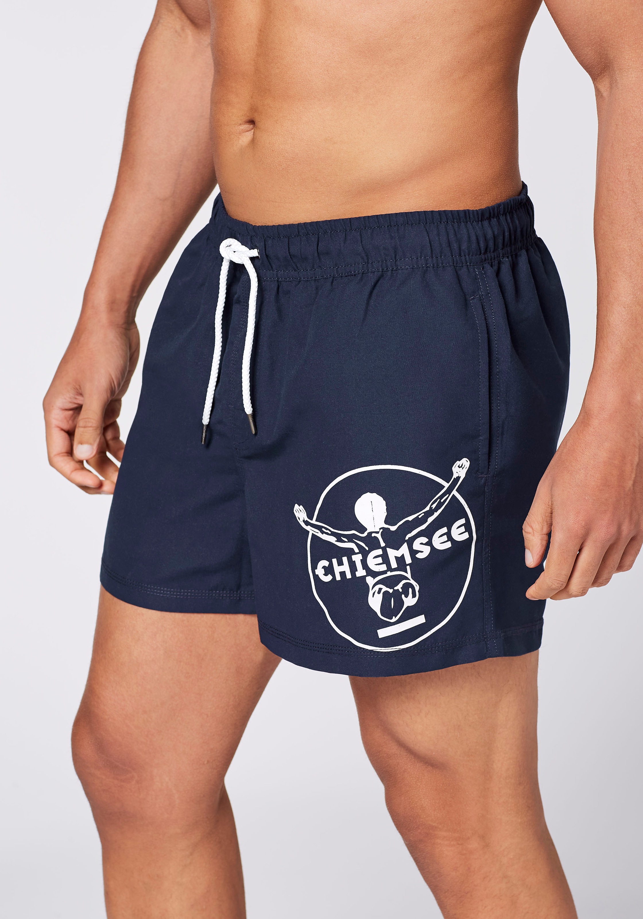 Badeshorts CHIEMSEE, Herren, Gr. L (52/54), total eclipse, 100% Polyester, Badehosen Badeshorts 2
