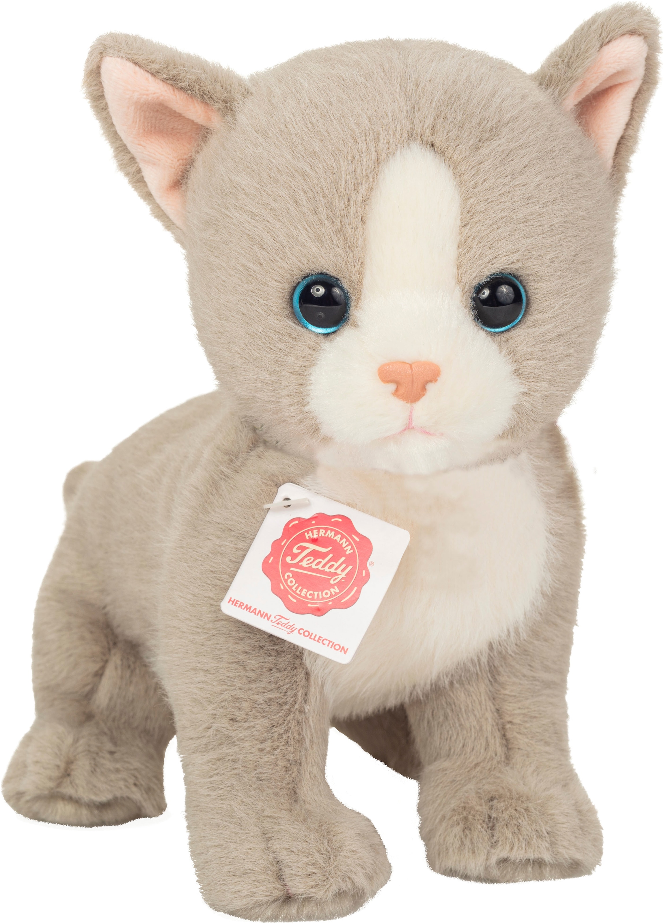 Teddy Hermann® Kuscheltier »Babykatze grau 24 cm«